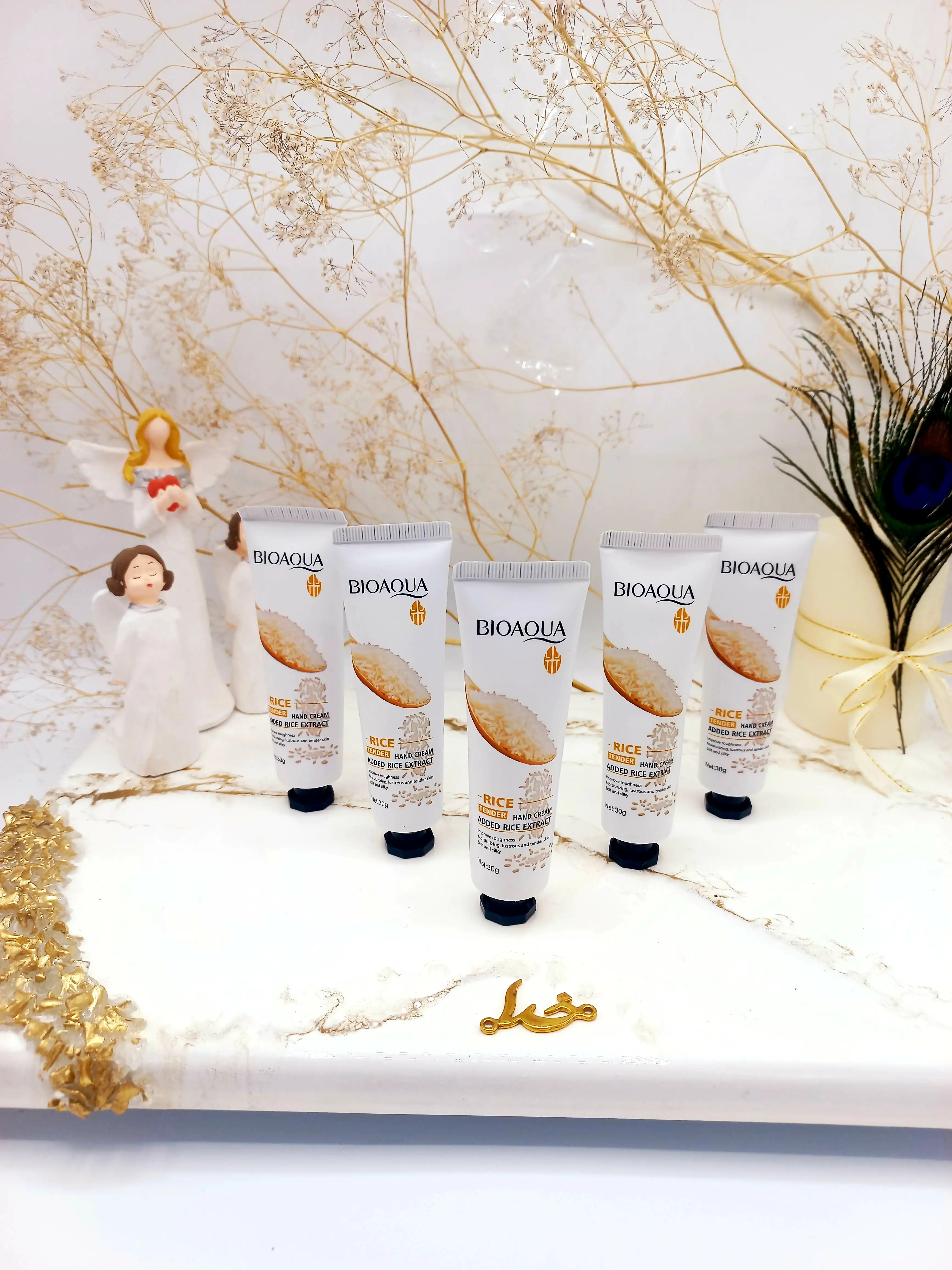 کرم دست تیوپی برنج 30 گرم بیوآکوا BIOAQUA کد BQY1535