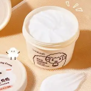 کرم کاسه ای صورت مرطوب کننده لانولین شیر گوسفند یانگمی YANGMEI کد YM8898