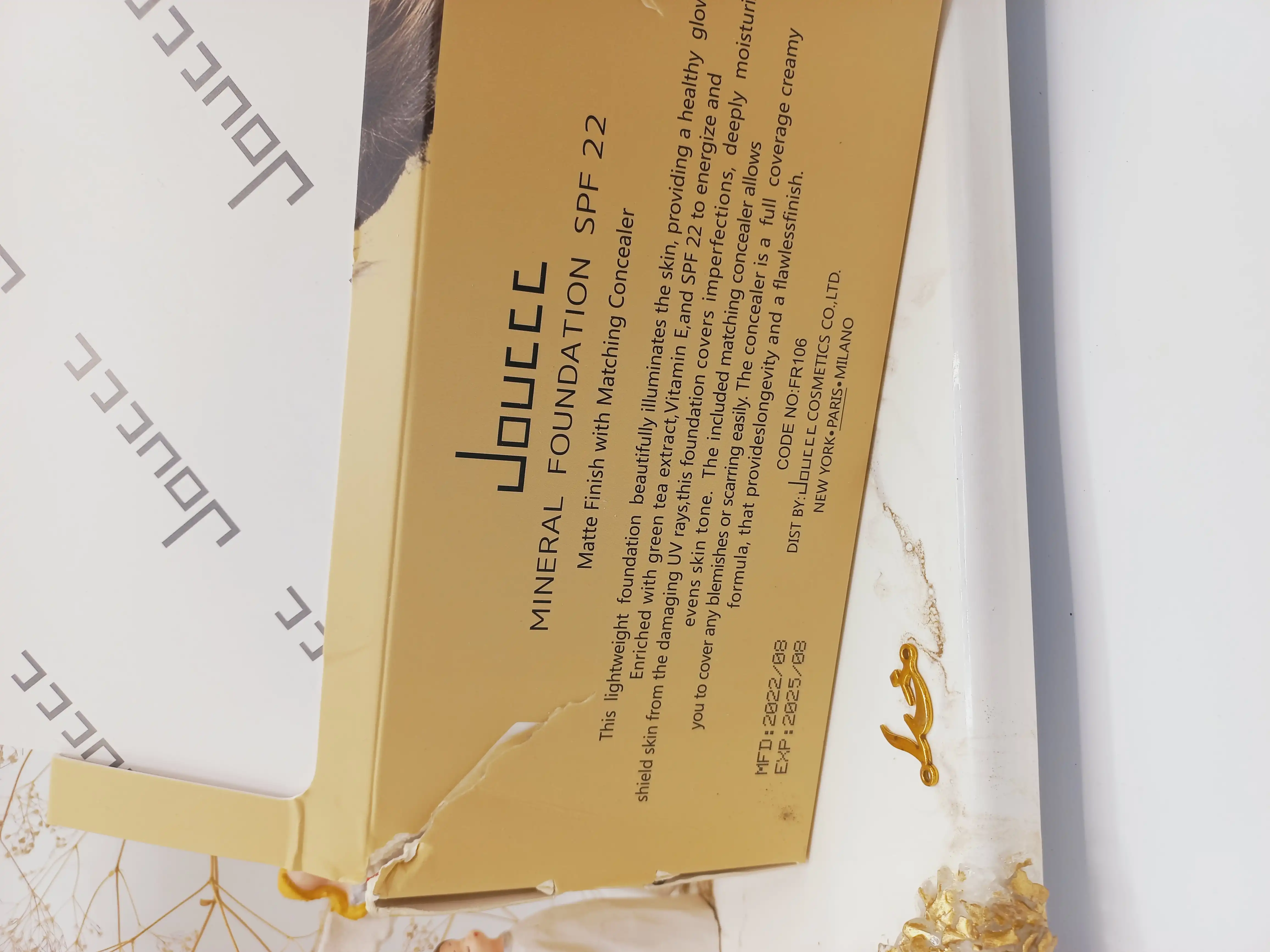 کرم پودر تیوپی دوسه اصلی douccc  سری مینرال کد 106