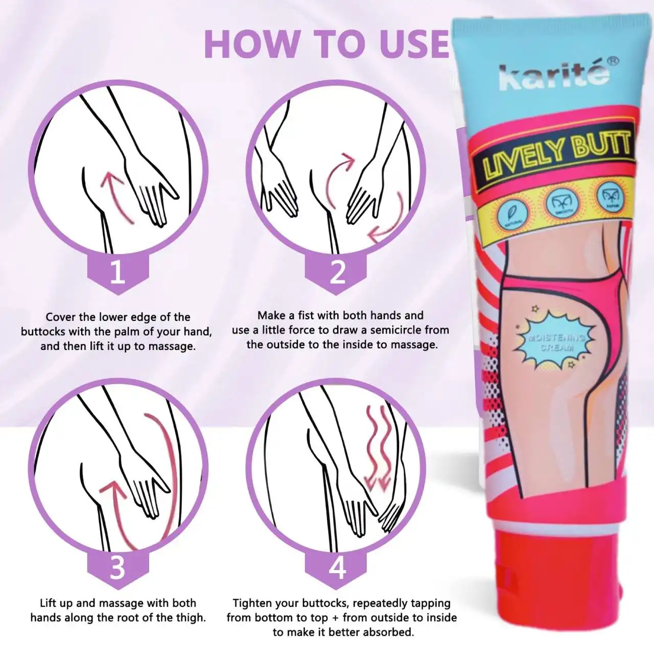 کرم روشن کننده ضد جوش و لیفتینگ باسن کاریته Katie کد 141547