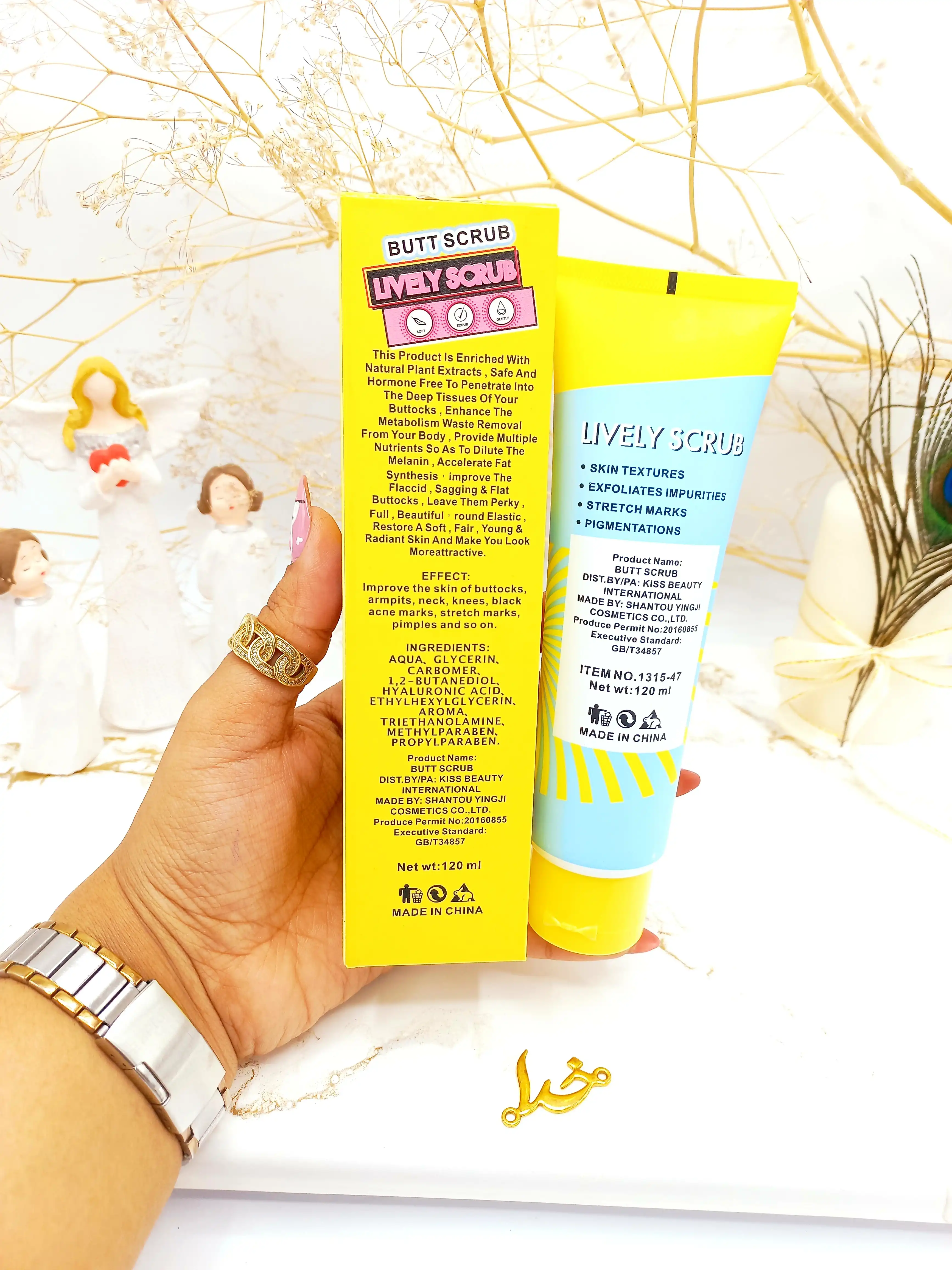 اسکراب ضد جوش باسن کاریته karite کد 131547