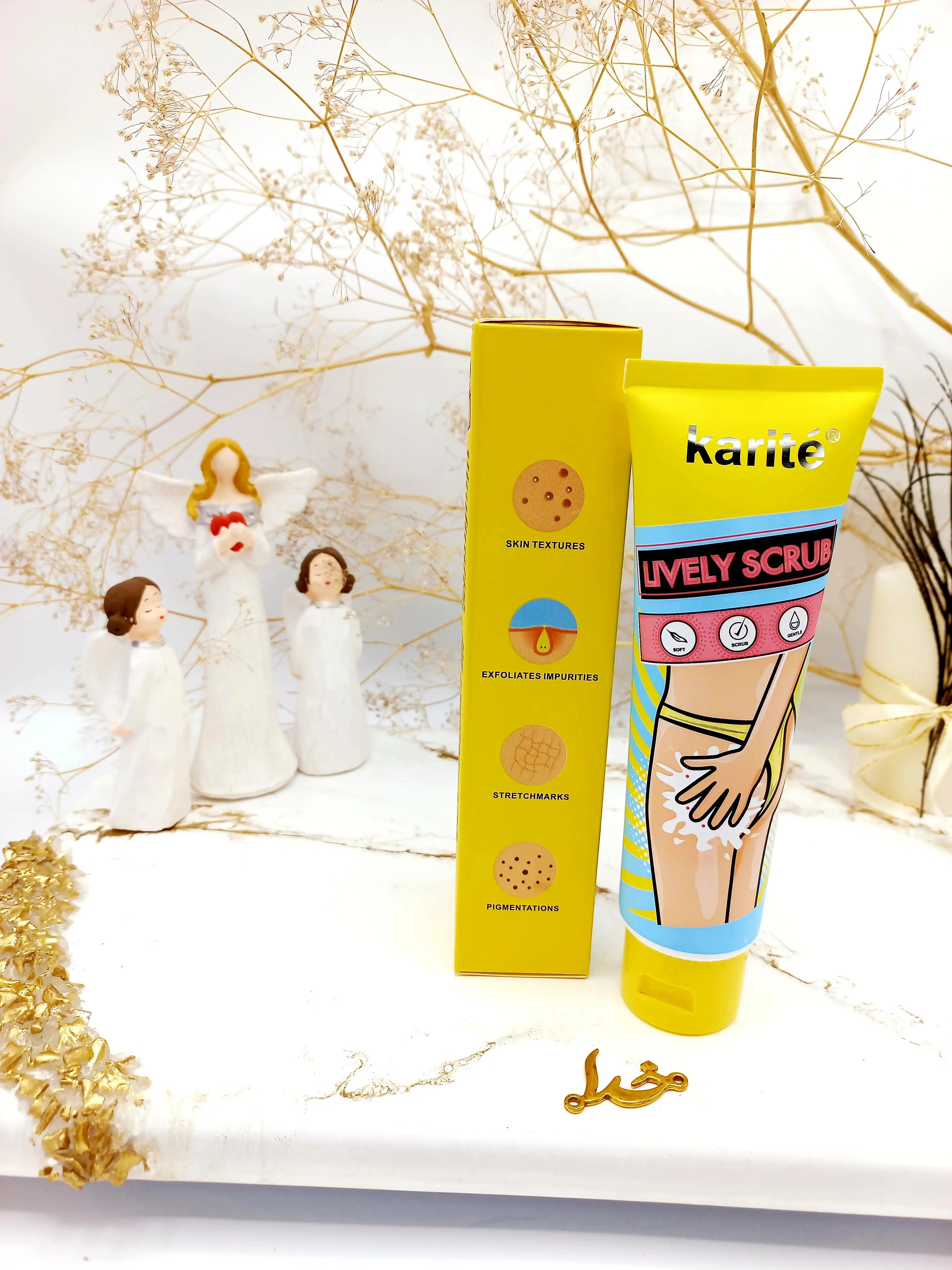 اسکراب ضد جوش باسن کاریته karite کد 131547