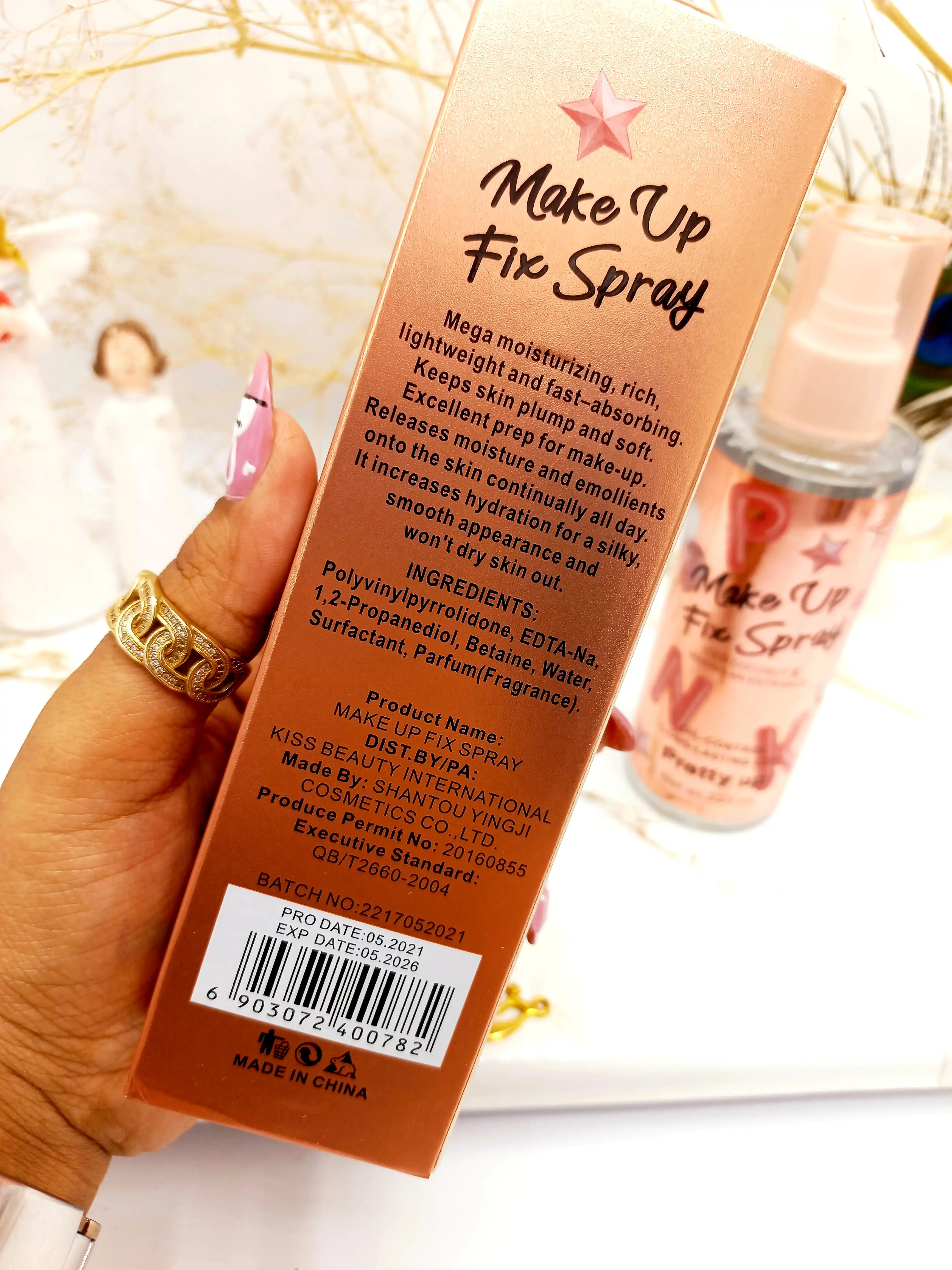 اسپری فیکس حرفه ای میکاپ ‏Make Up Fix‏ کد 221764