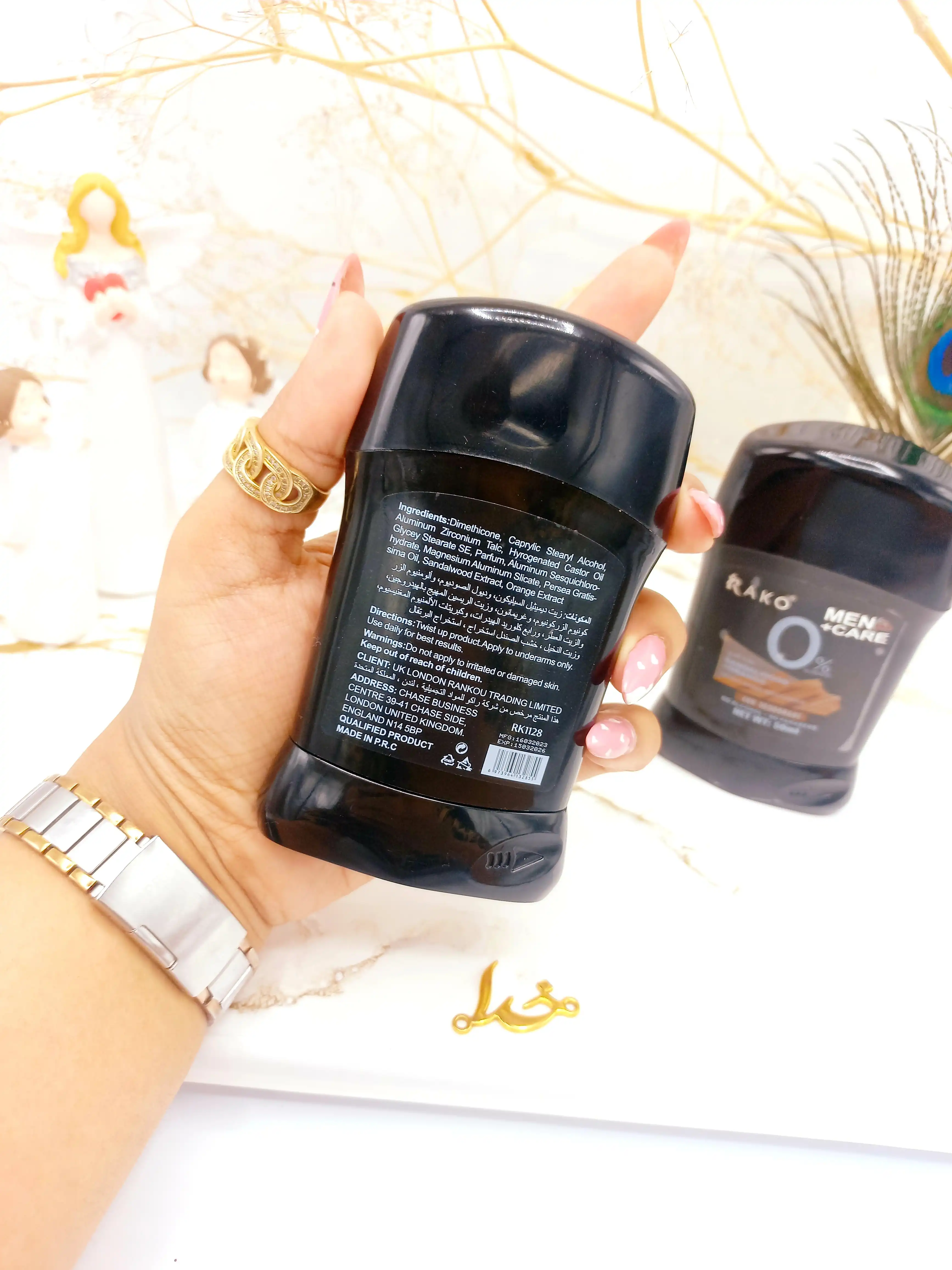 مام رولی زیر بغل ضدتعریق مردانه راکو RAKO MEN مشکی اصلی کد RPK1128