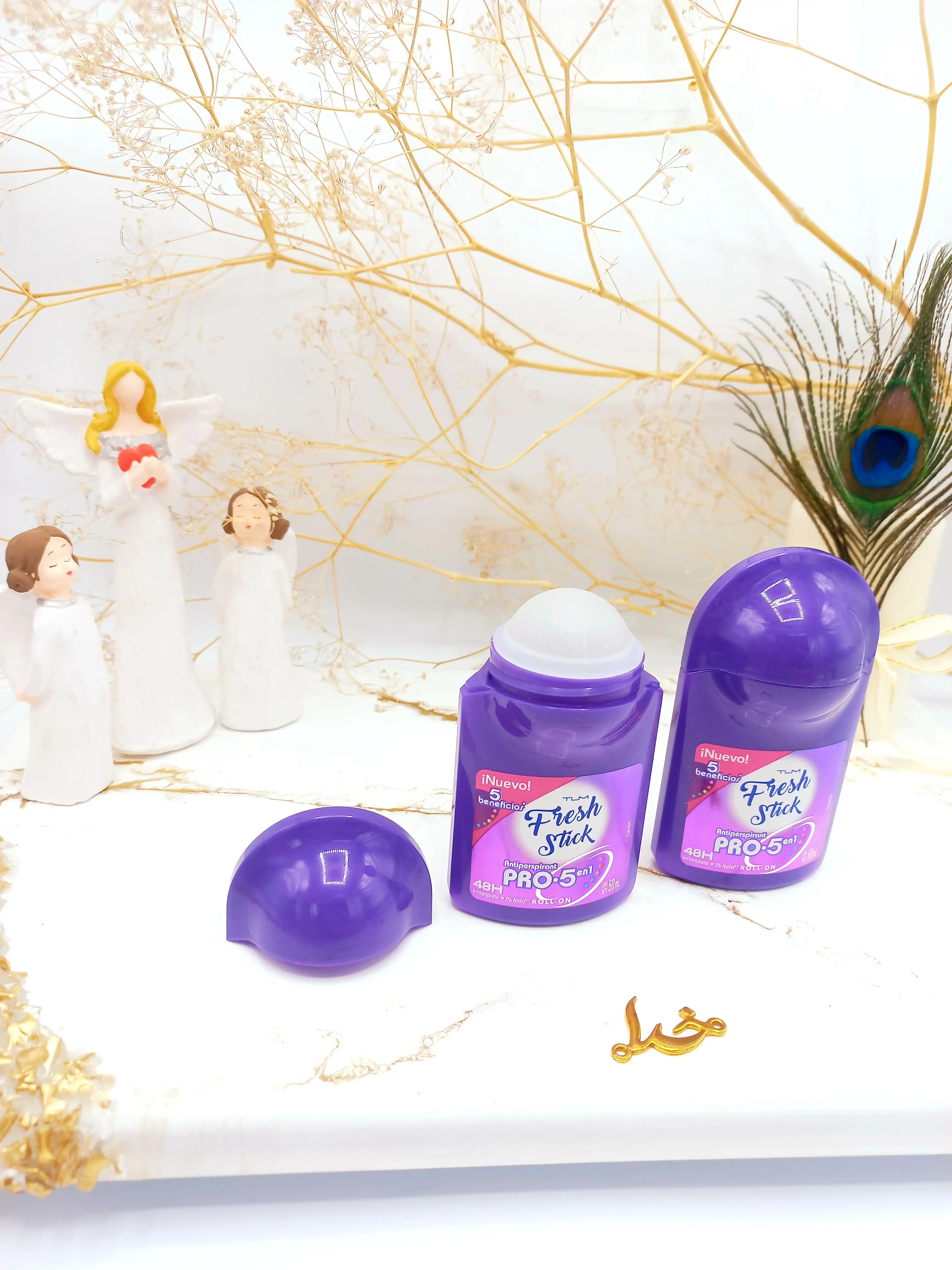 مام رولی 48 ساعته زیر بغل ضدتعریق فرش استیک Fresh Stick بنفش کد H001