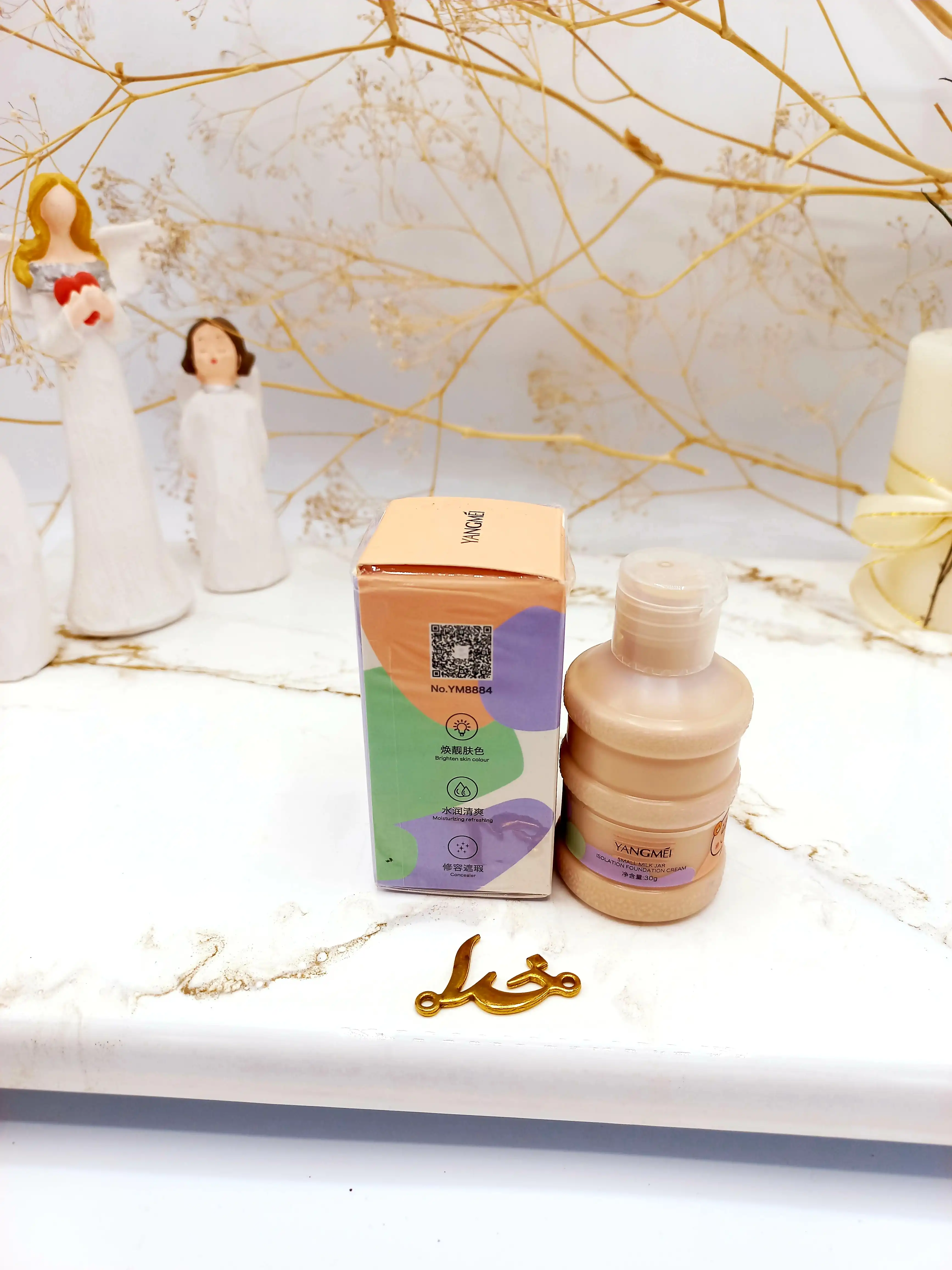 کرم پودر کانسیلر یانگمی YANGMEI کد 01