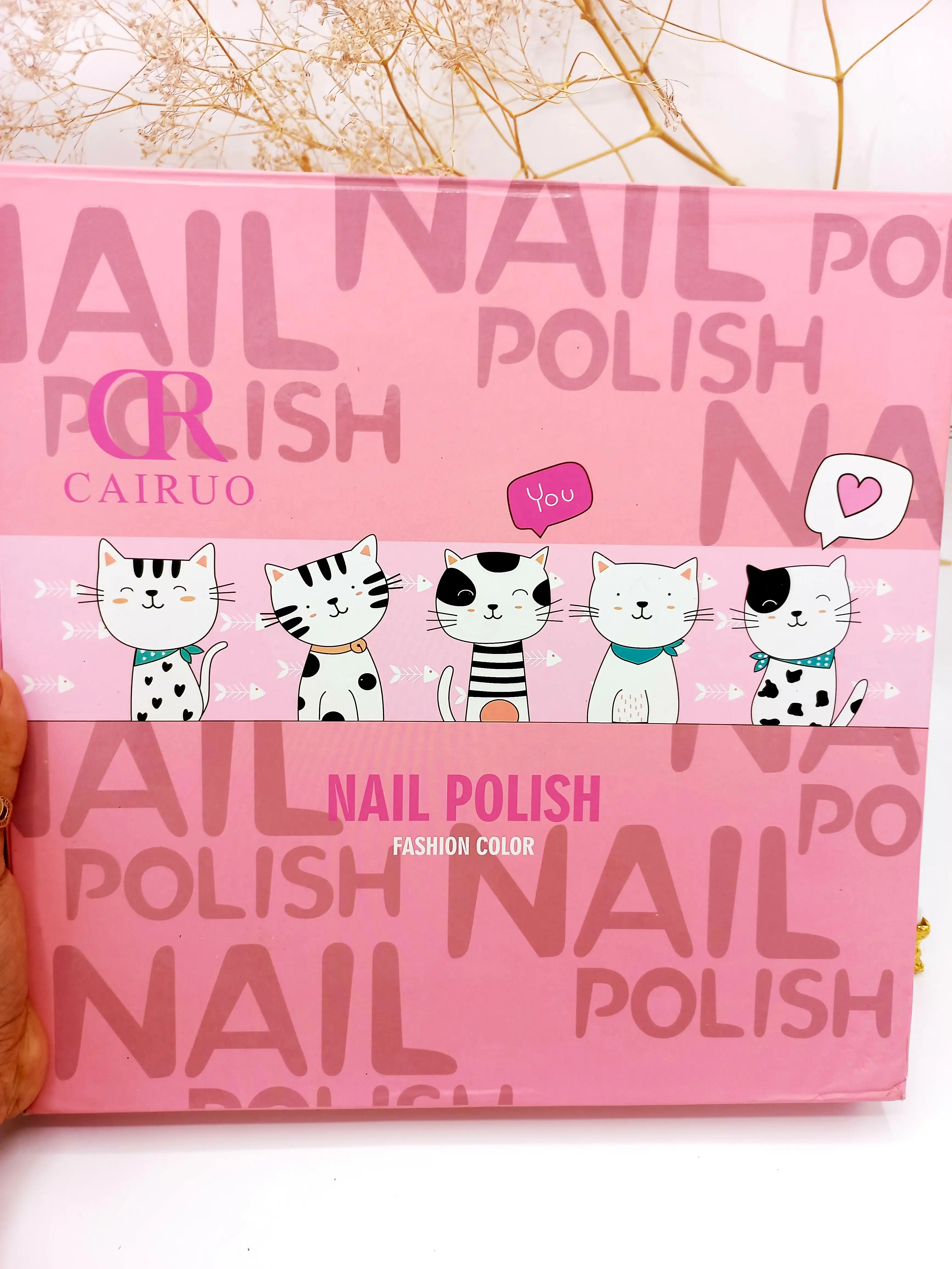 لاک پرطرفدار 2قلو گربه CAIRUO کد 5906