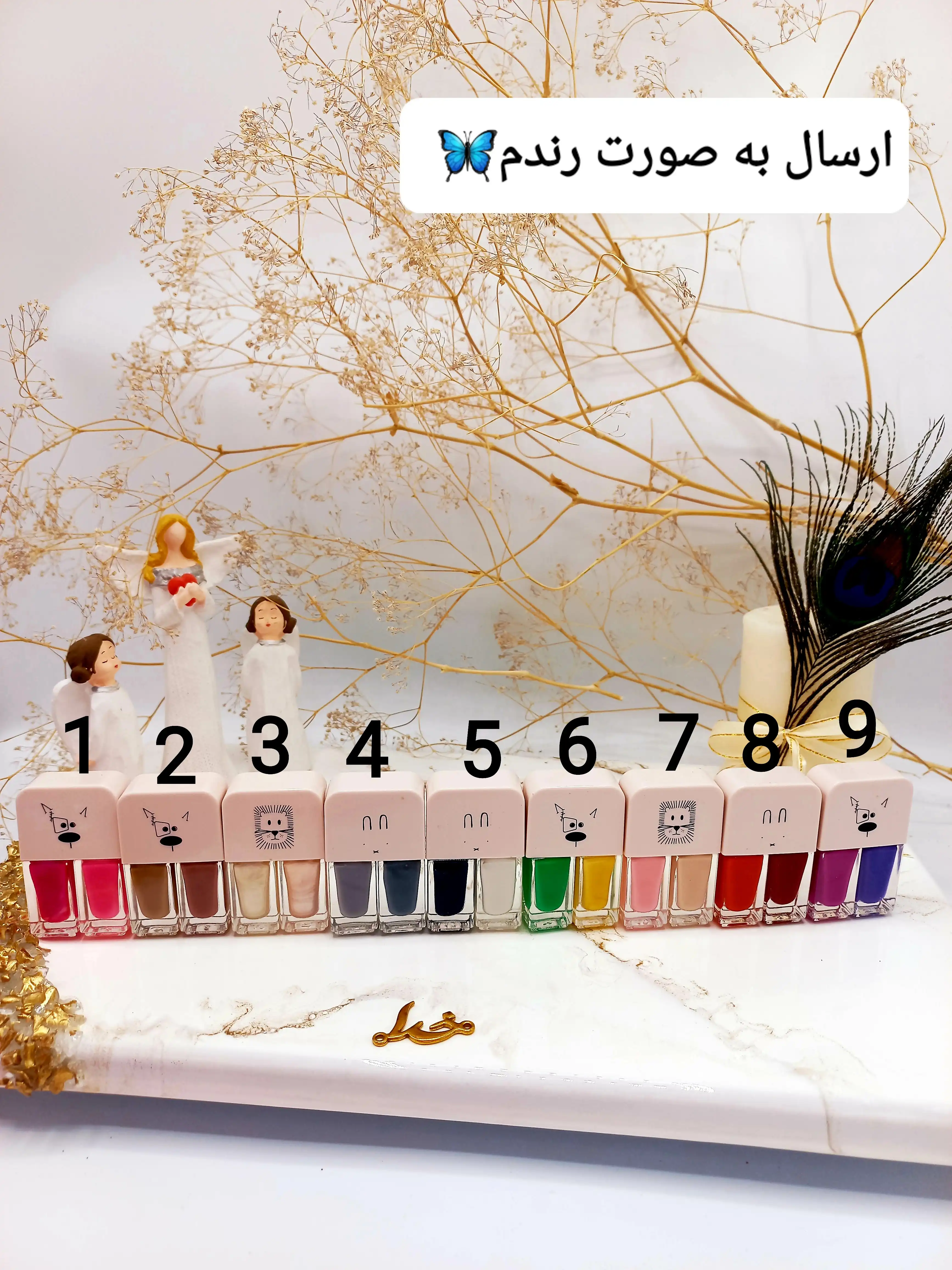 لاک پرطرفدار 2قلو گربه CAIRUO کد 5906