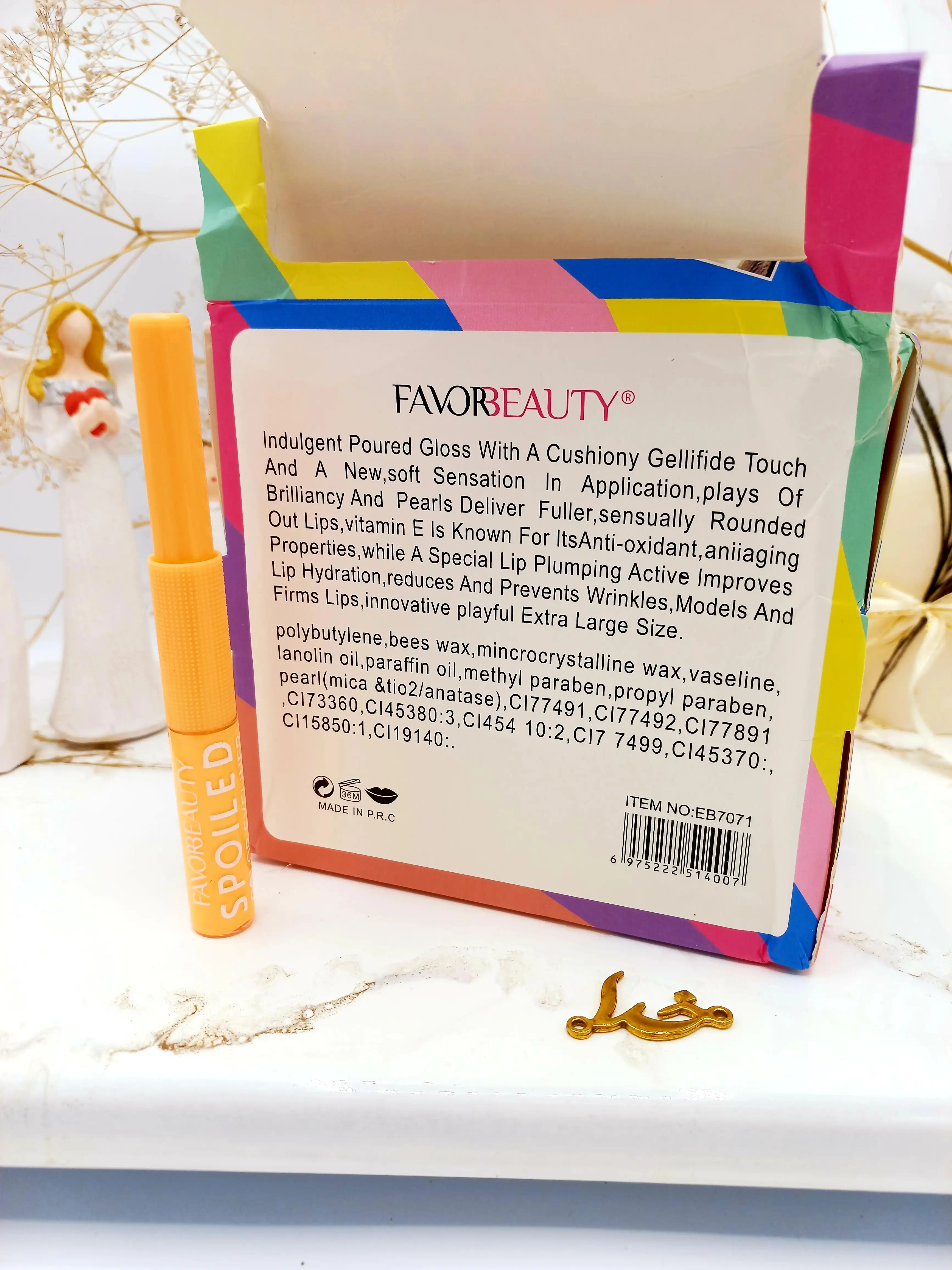 خط چشم مویی رنگ پاستیلی برند فاور بیوتی Favor Beauty کد EB7071