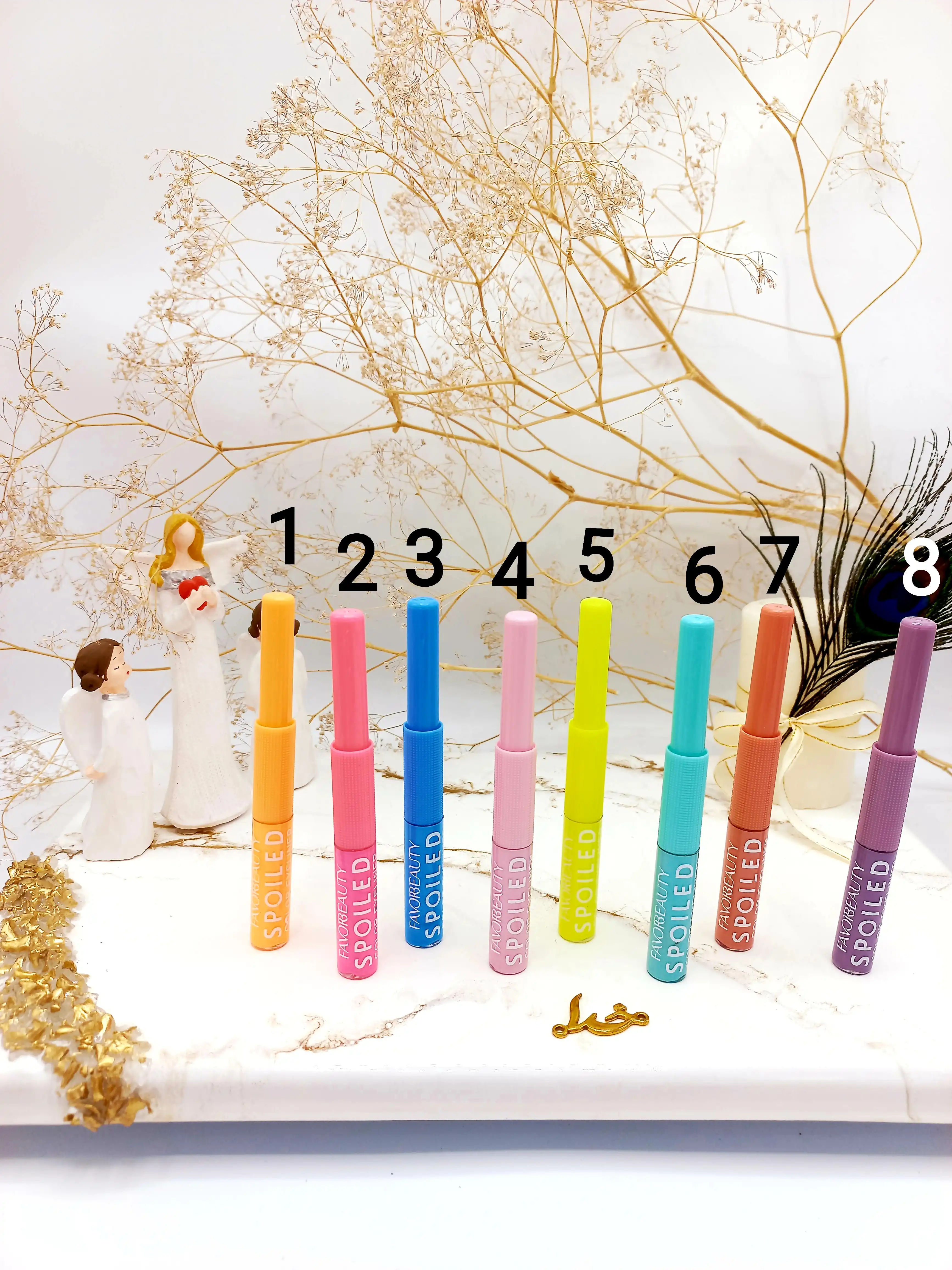 خط چشم مویی رنگ پاستیلی برند فاور بیوتی Favor Beauty کد EB7071