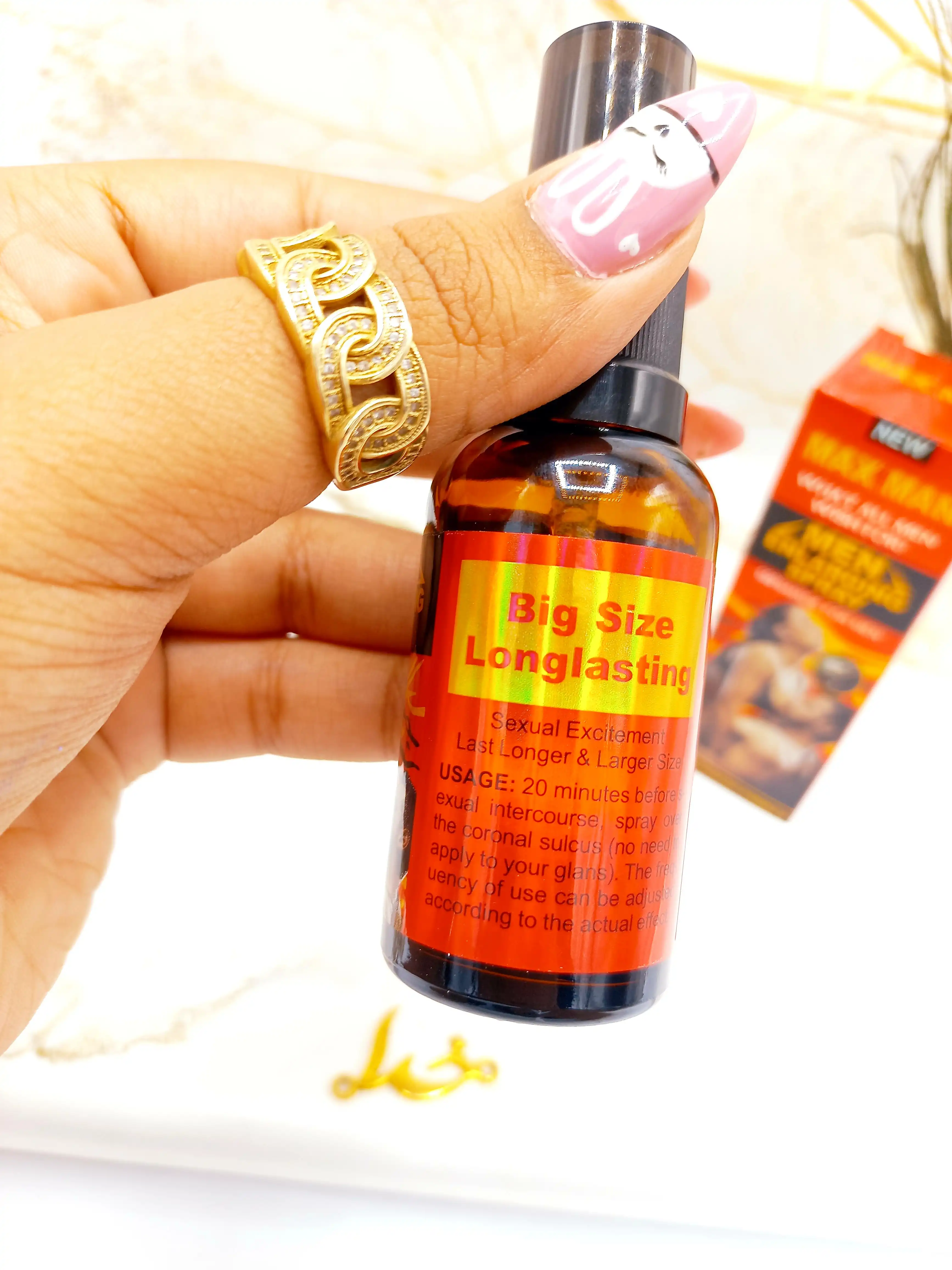 اسپری روان کننده و بزرگ کننده مردانه MAX MAN کد pm4093