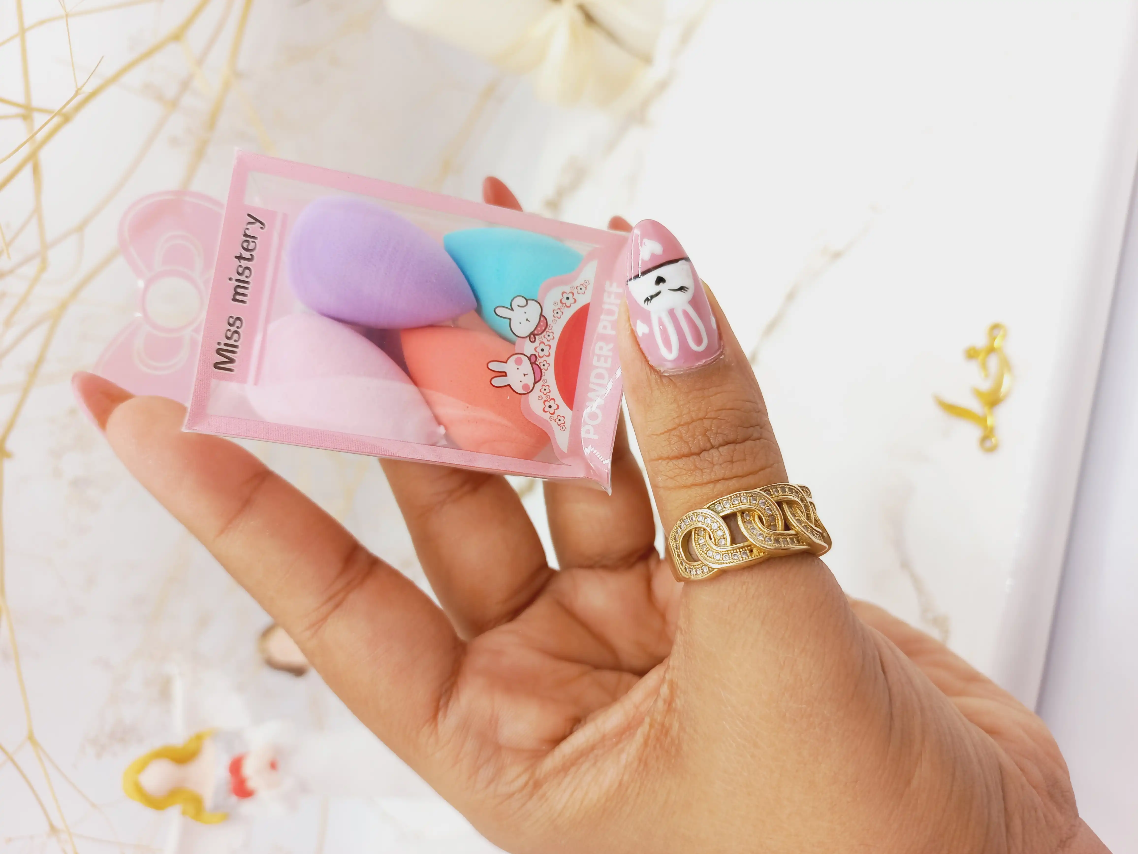 پد 4 تیکه کانسیلر مدل رنگی درجه یک Miss mistery کد 6506