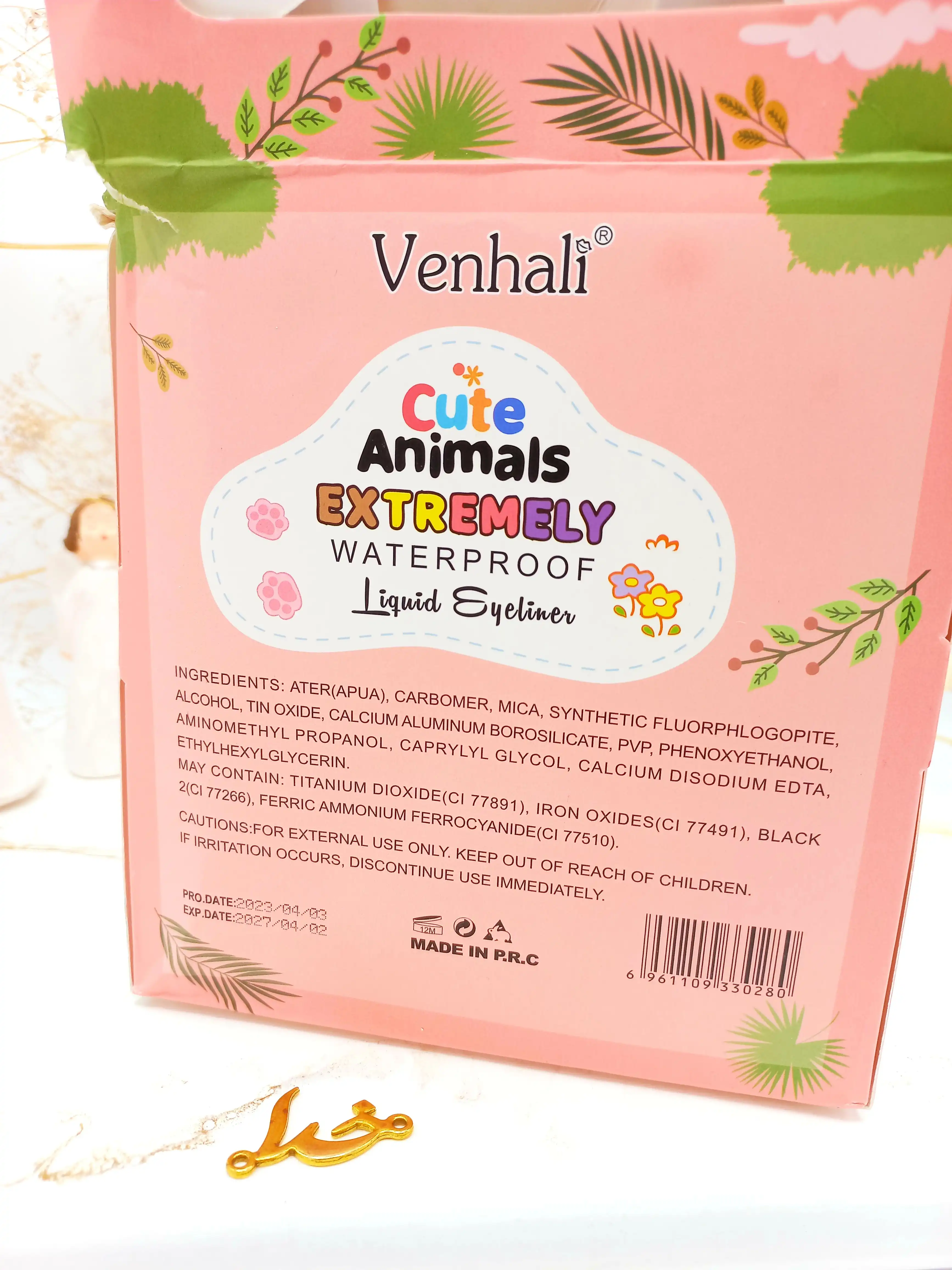 خط چشم ماژیکی طرح عروسکی VENHALI کد HL027