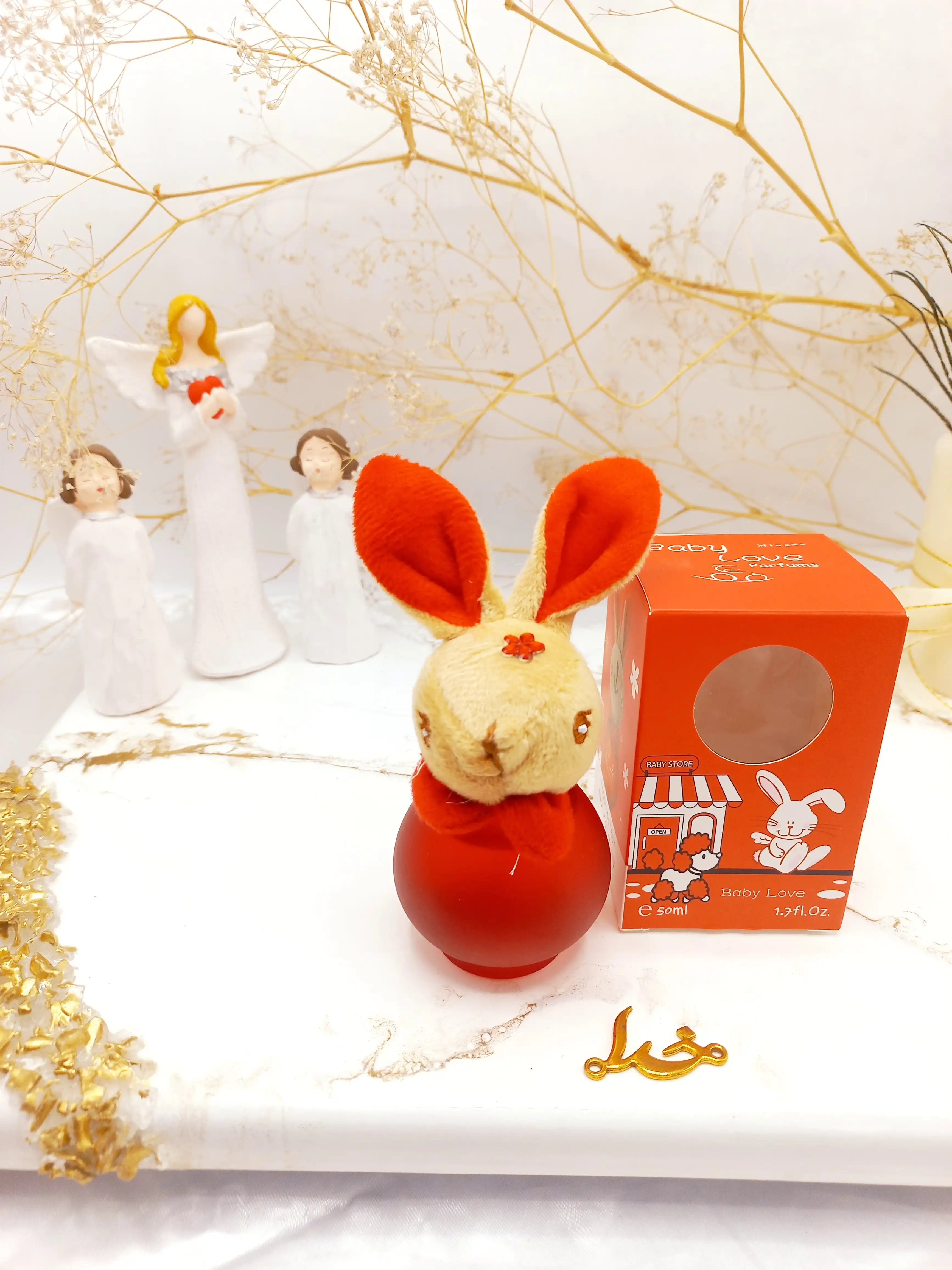 ادکلن عروسکی کودک مدل خرگوش قرمز کد 1449