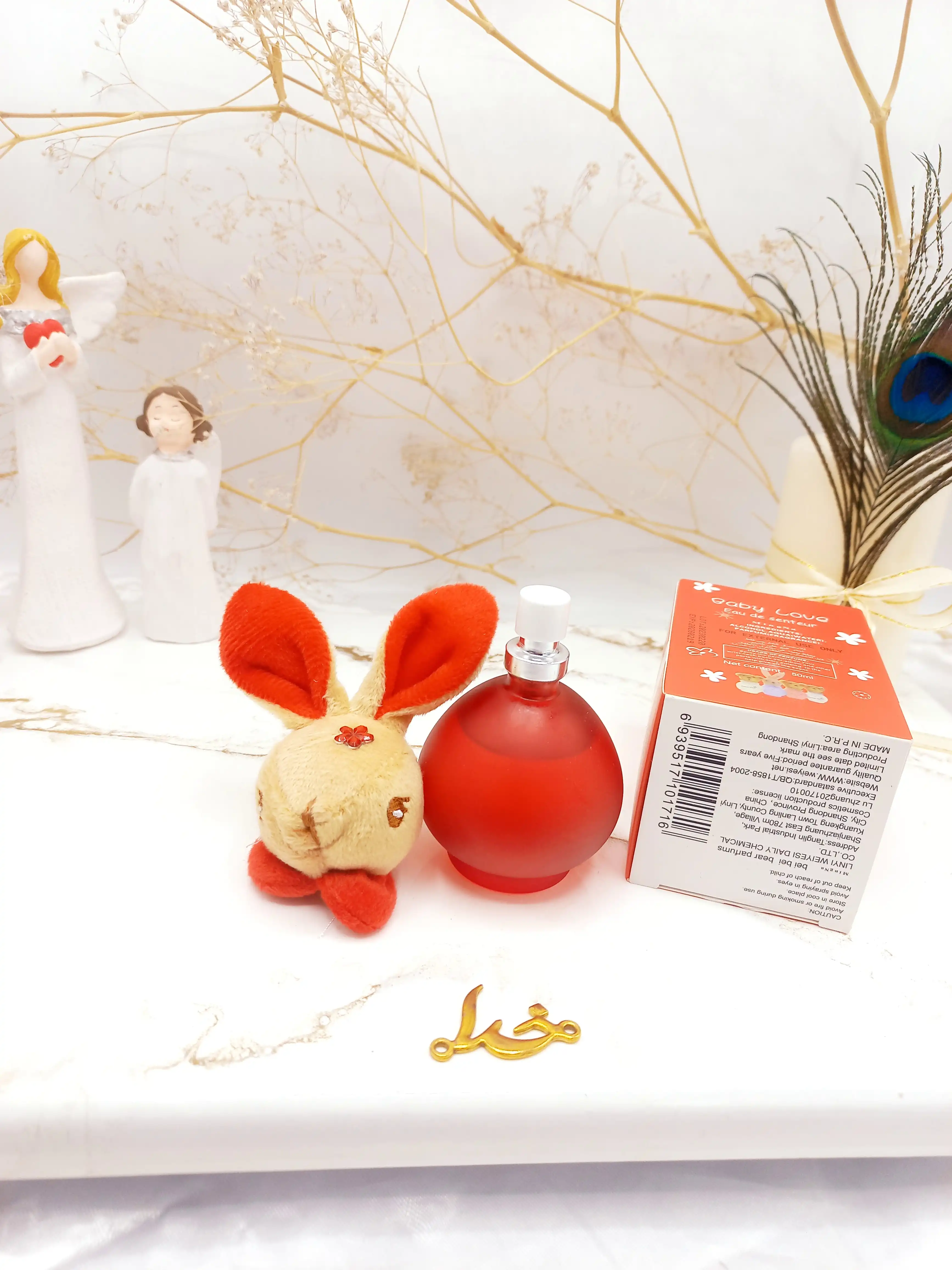 ادکلن عروسکی کودک مدل خرگوش قرمز کد 1449