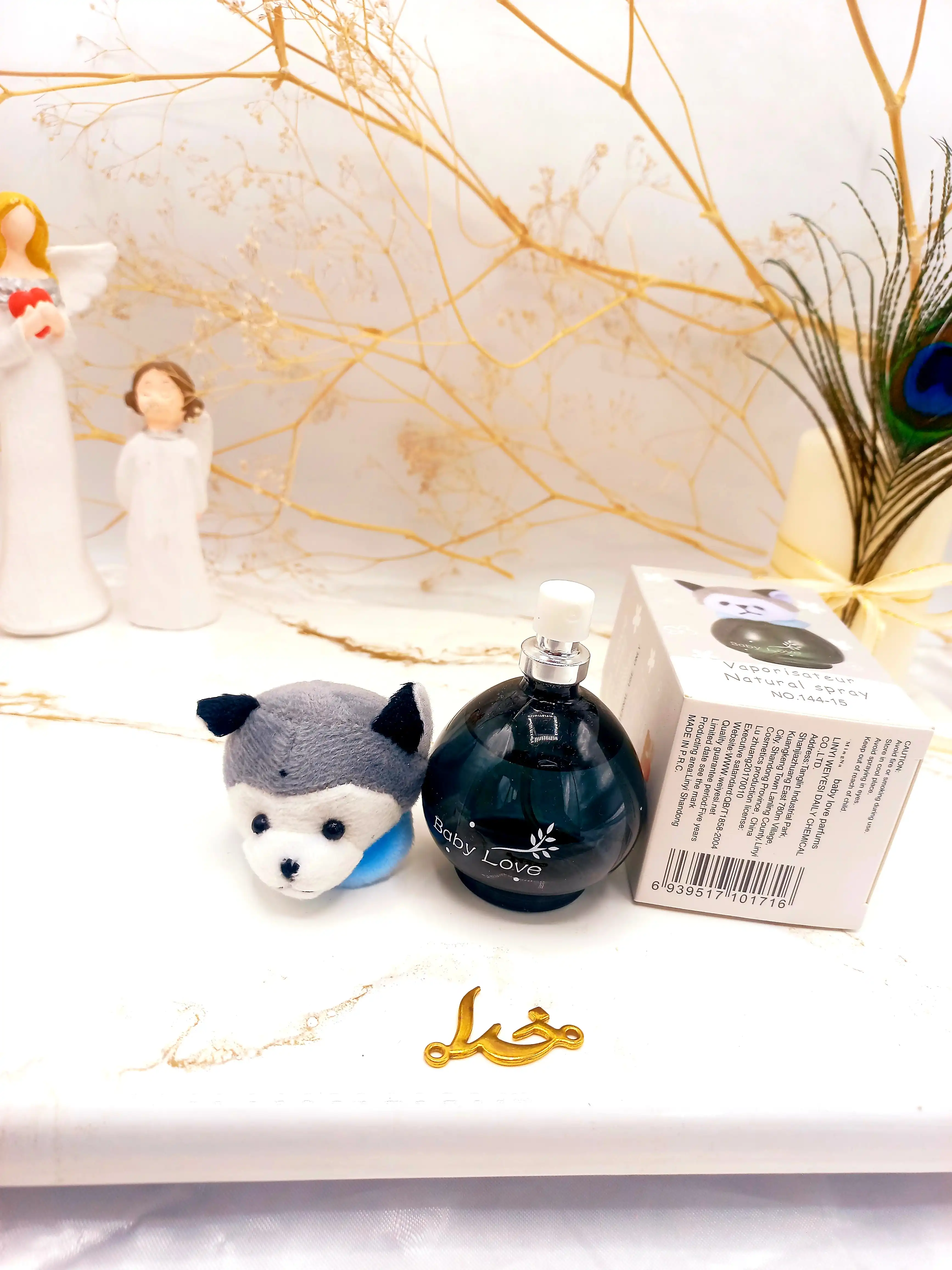 ادکلن عروسکی کودک مدل گرگی خاکستری کد 14415