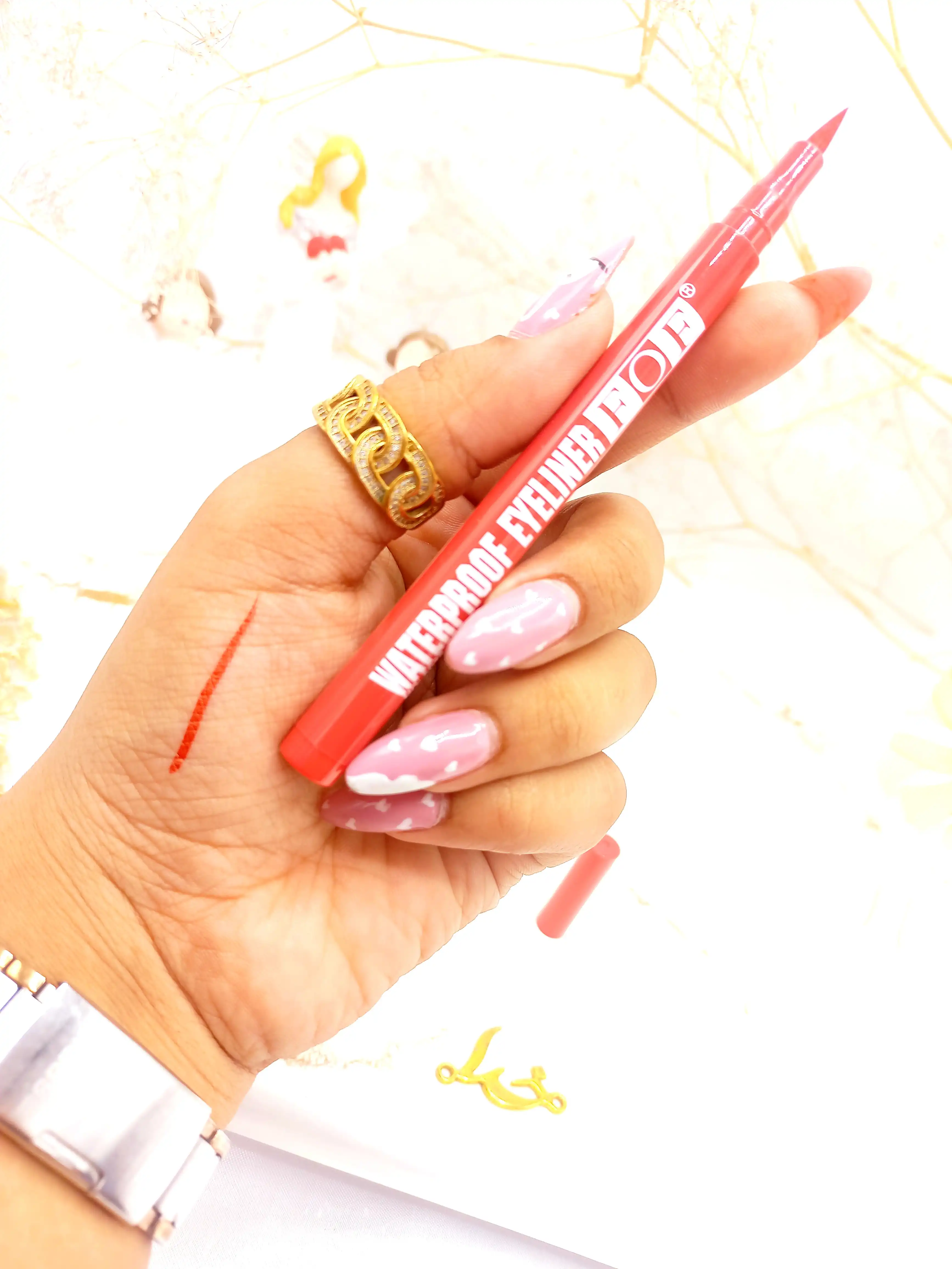 خط چشم رنگی ضدآب EYELINER FOF کد A028