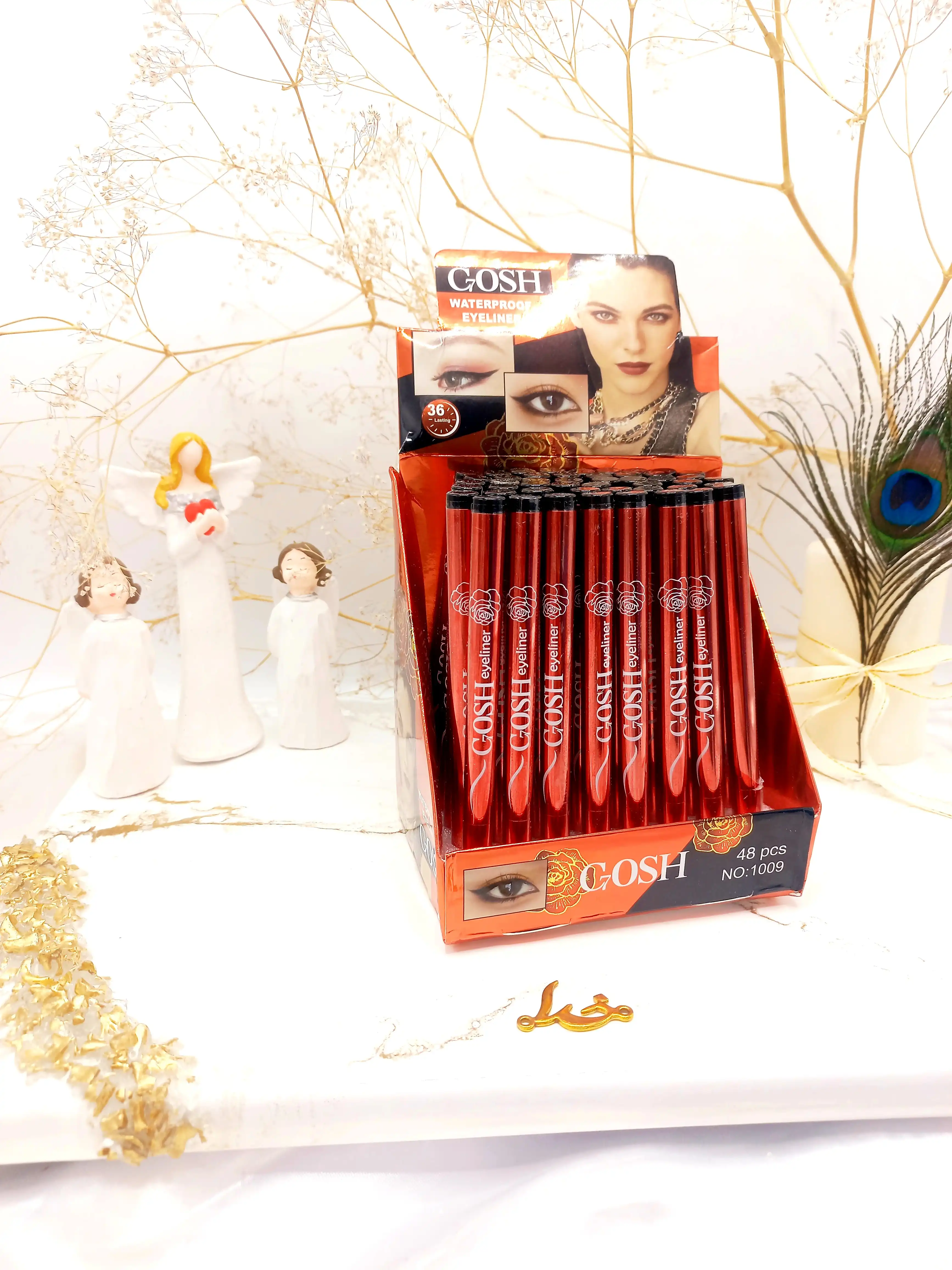 خط چشم مشکی ماژیکی ضدآب گاش GOSH (قرمز) کد 1009