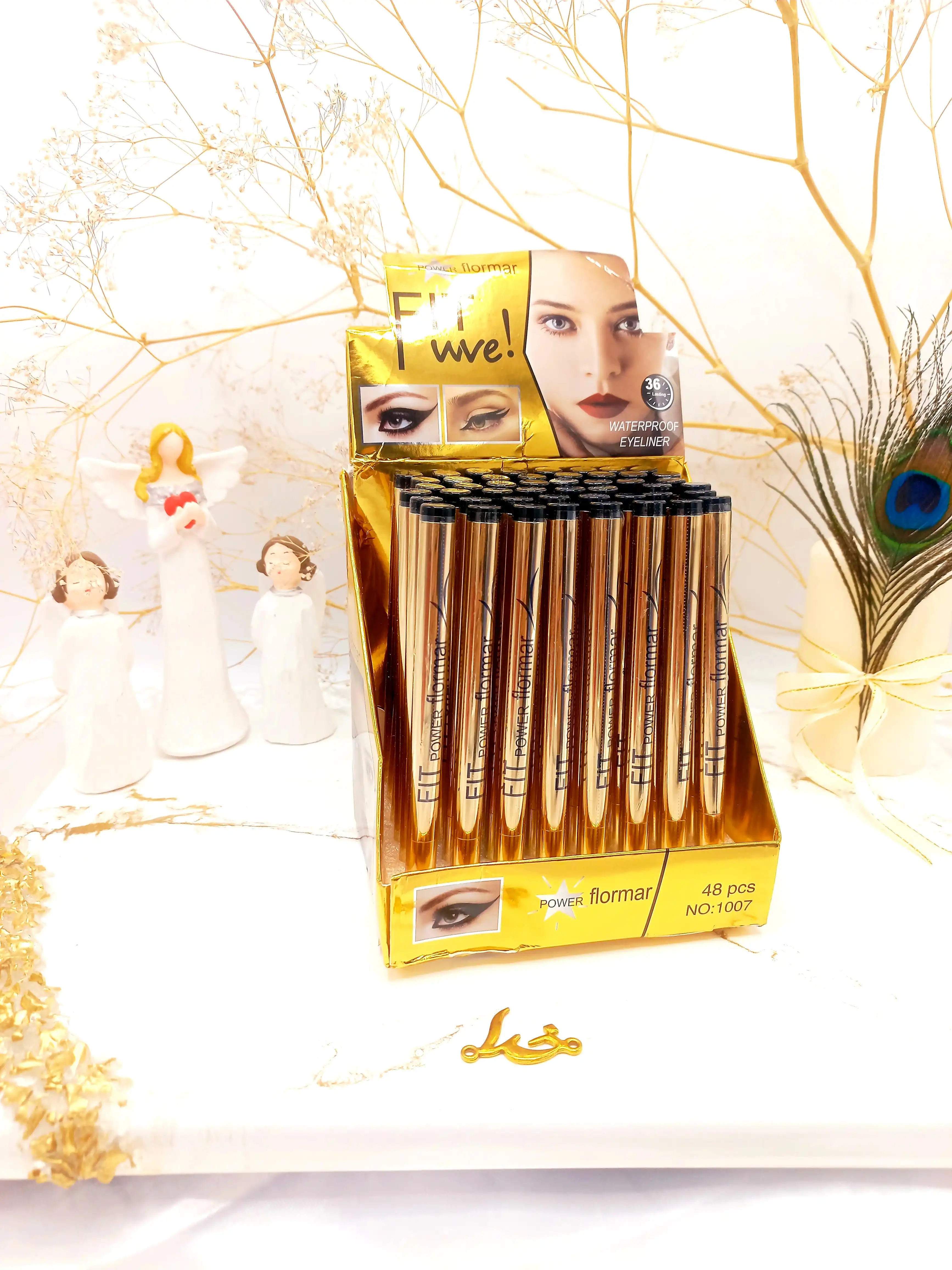 خط چشم مشکی ماژیکی ضدآب فلورمار فیت Fit Flomror (طلایی) کد 1007