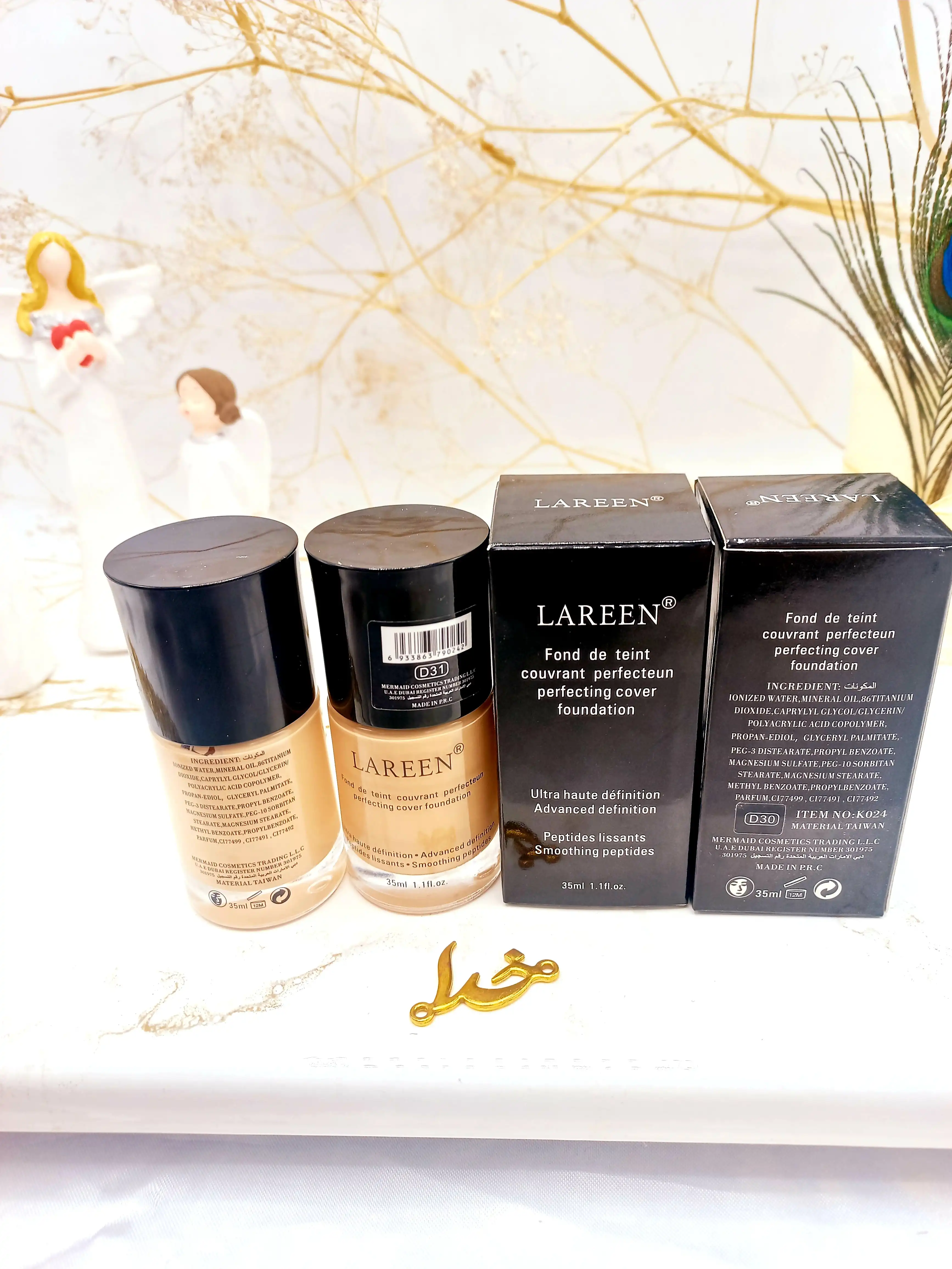 کرم پودر 24 ساعته لارن LAREEN کد 0242 اصلی کیفیت عالی