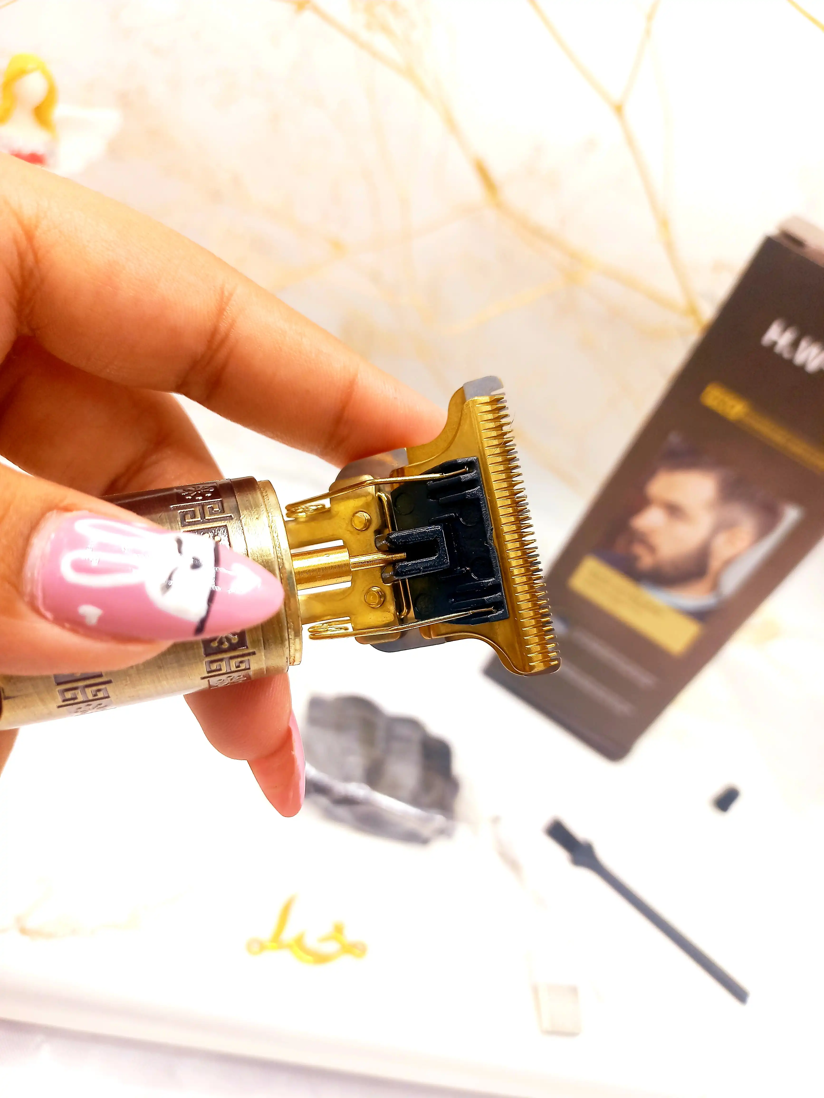 ماشین خط زن و صفرزن صورت و مو مدل وینتیج VINTAGE T9 کد V6063 (کیفیت عالی)