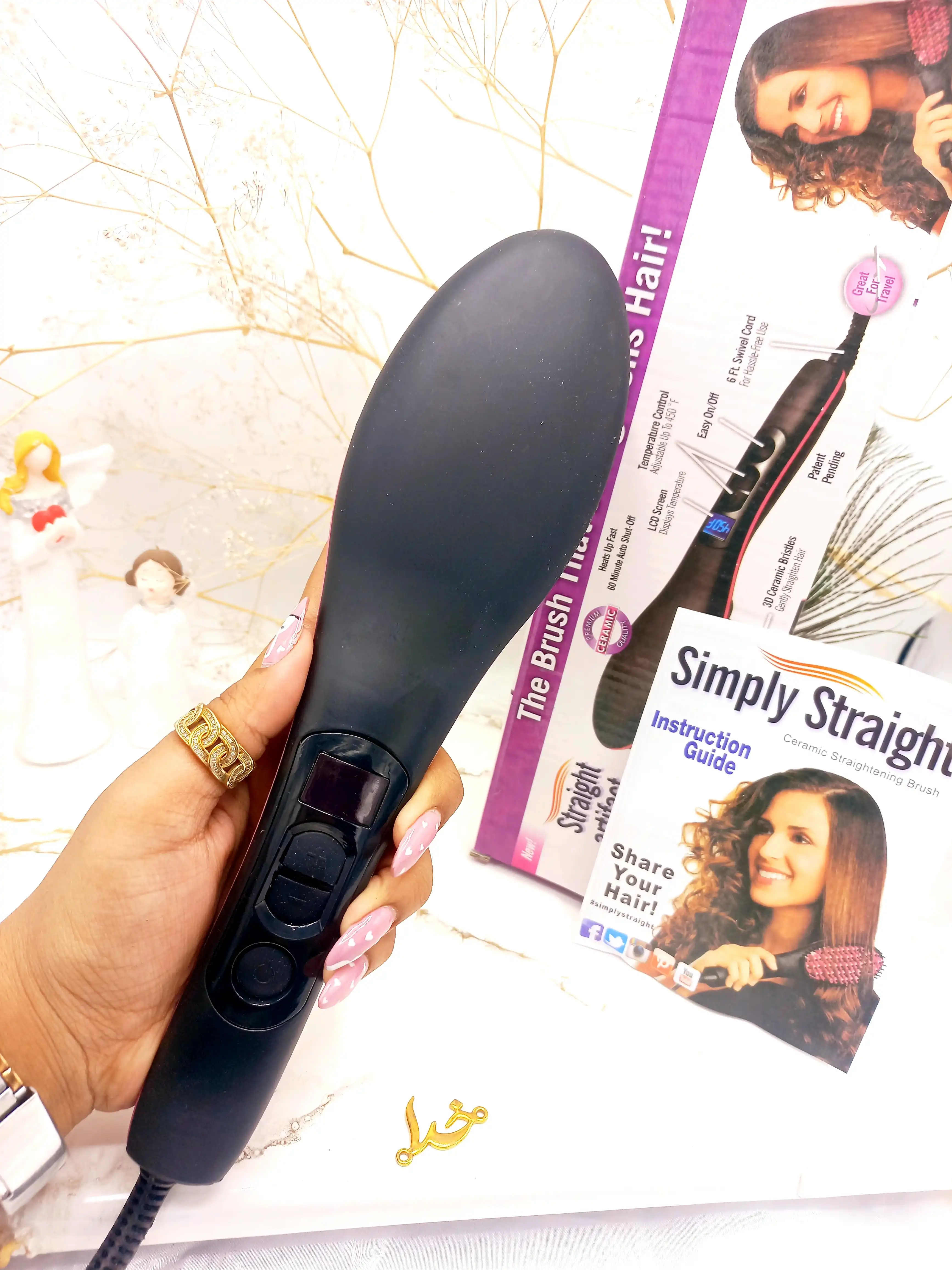 برس حرارتی مو Straight artifact کد HQT906B