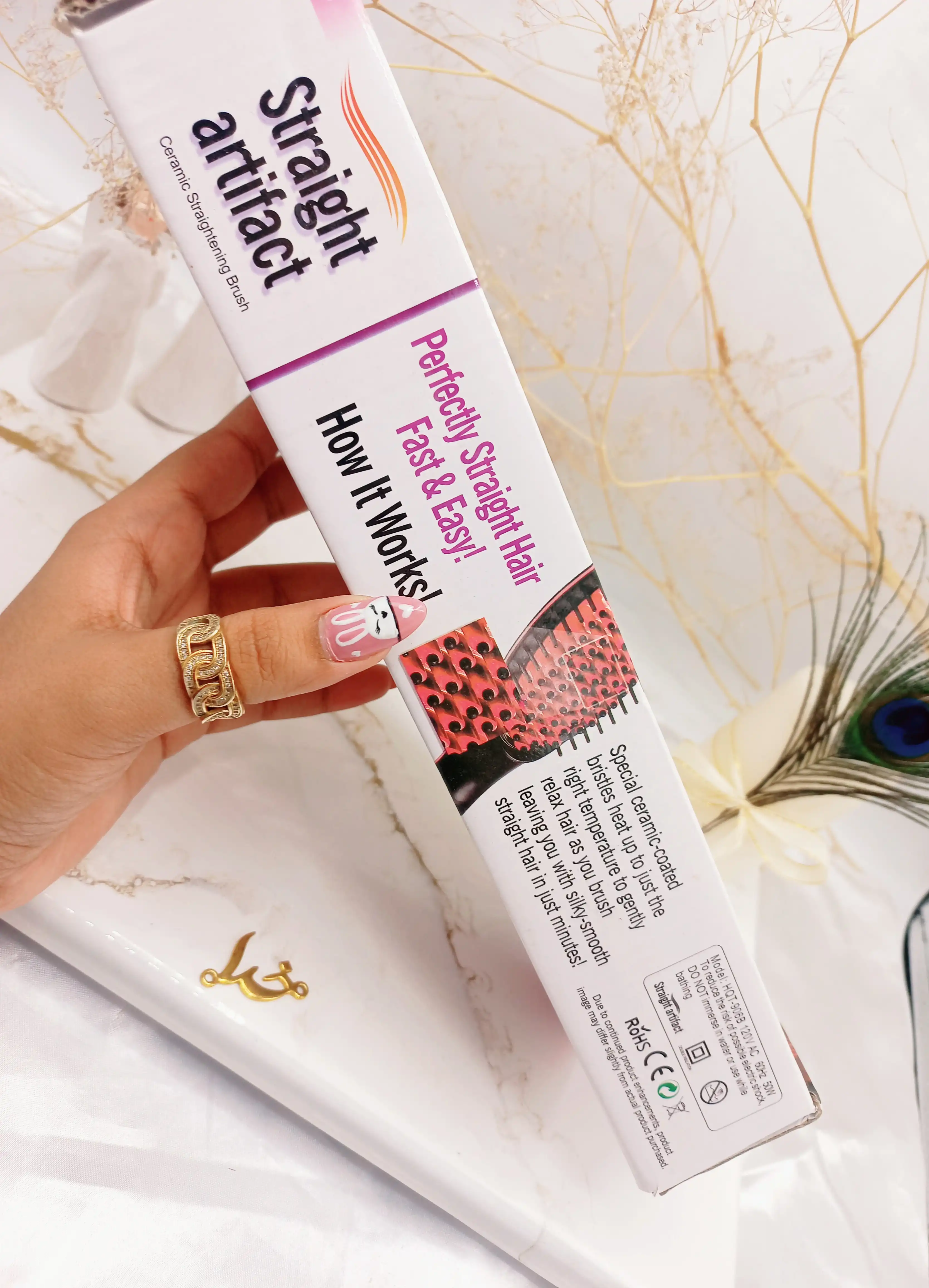 برس حرارتی مو Straight artifact کد HQT906B