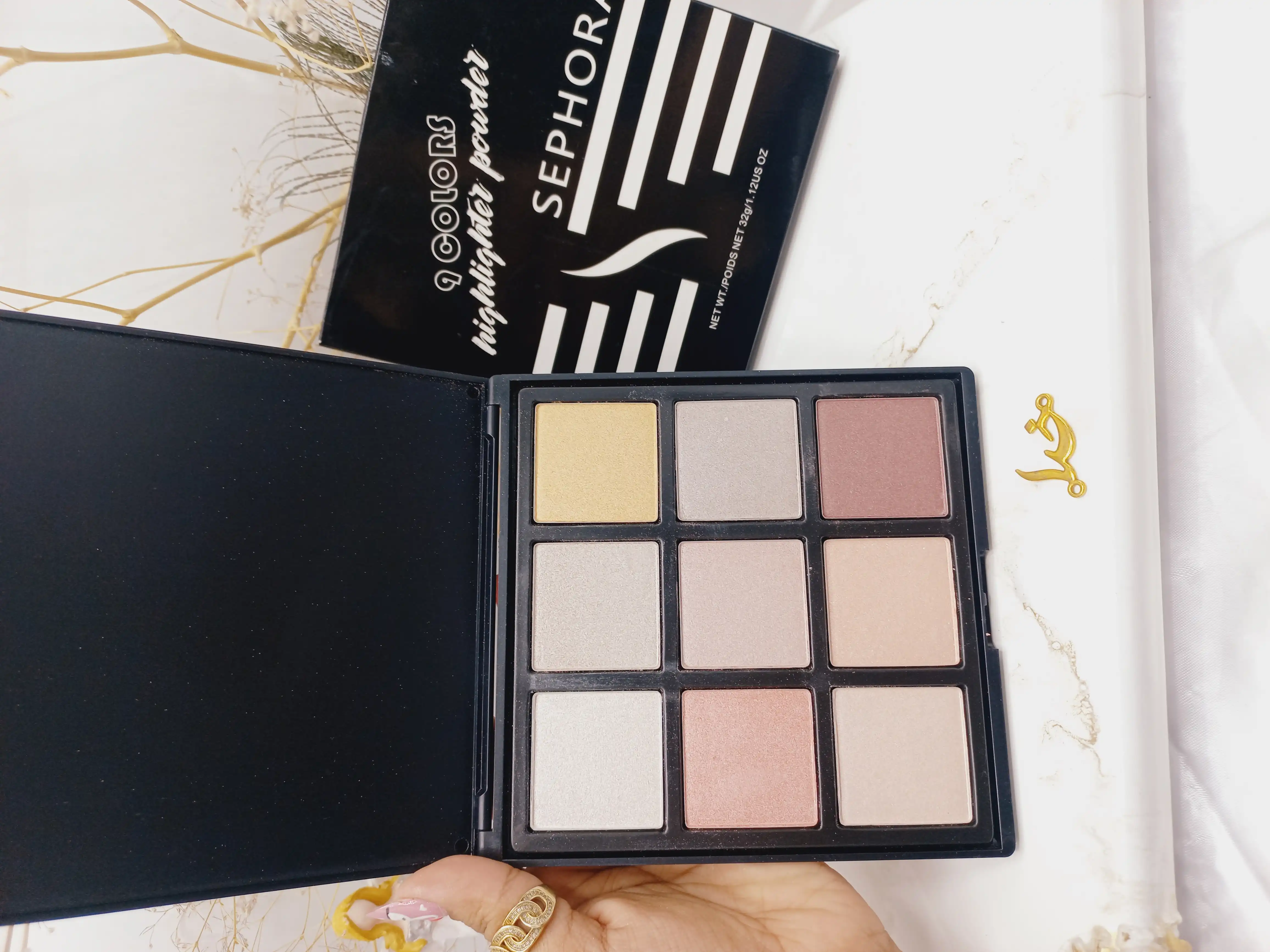 هایلایتر پرطرفدار 9 تایی سفورا SEPHORA کد 9091