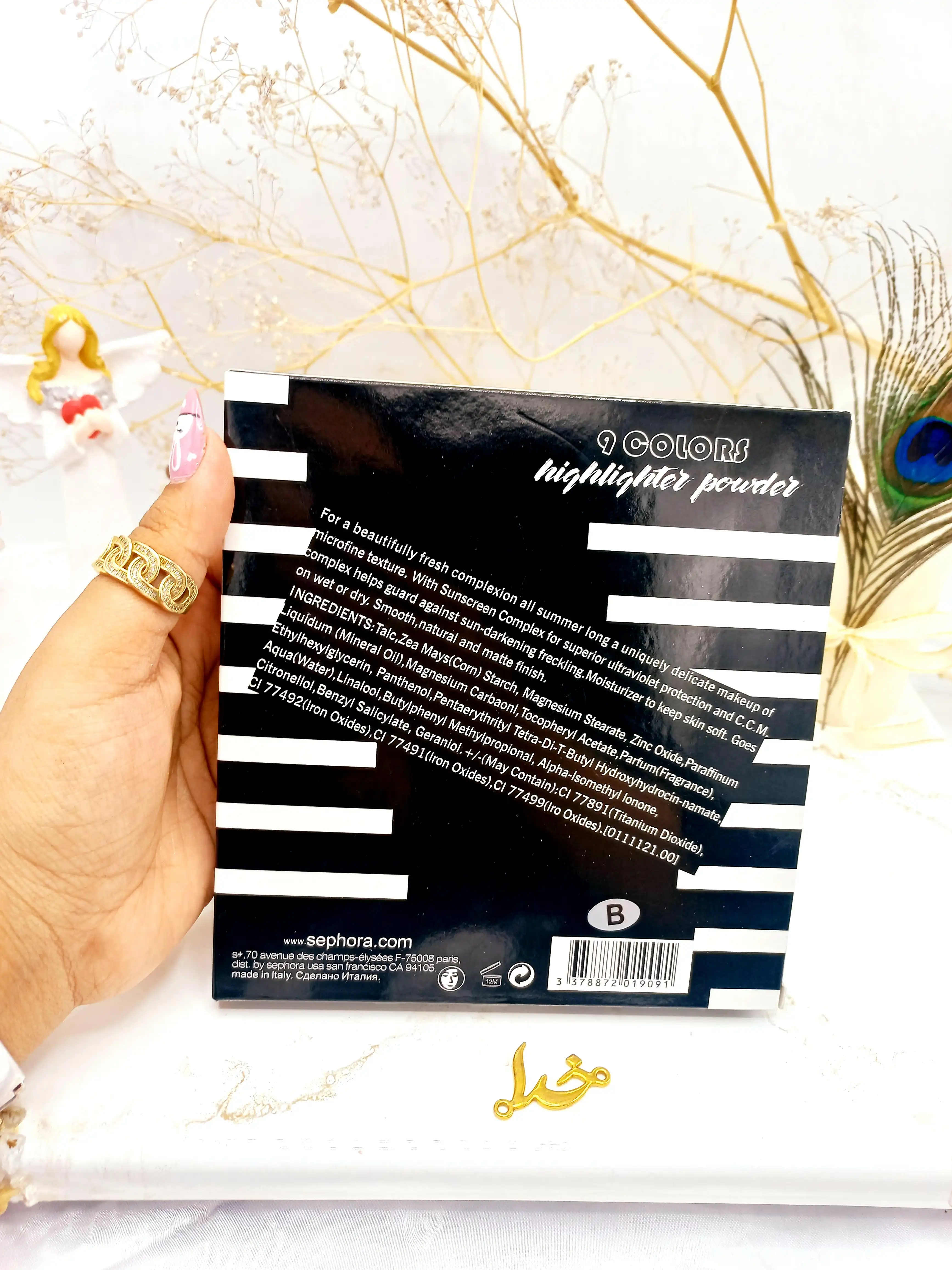 هایلایتر پرطرفدار 9 تایی سفورا SEPHORA کد 9091