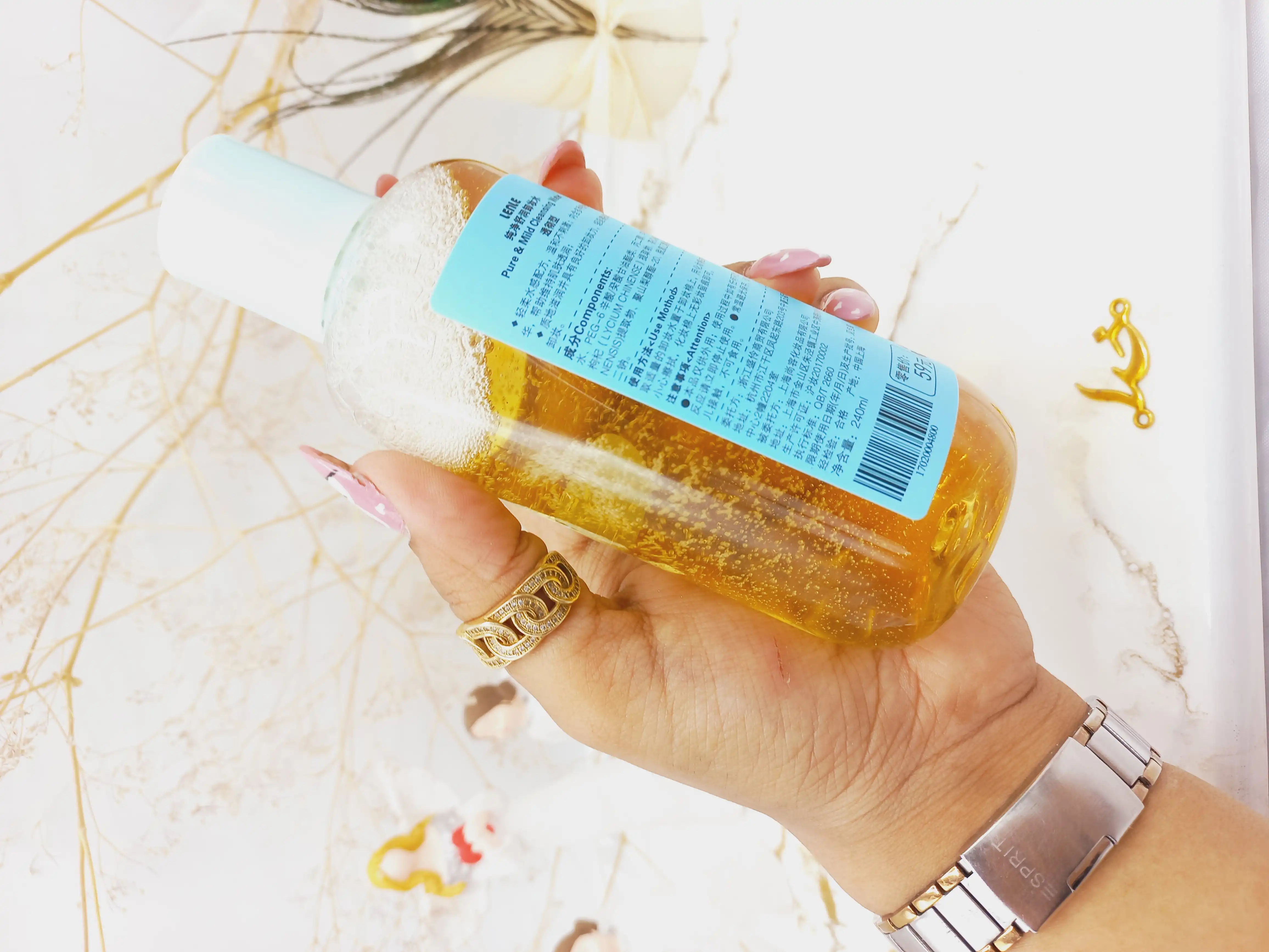 میسلار واتر پاک کننده آرایش صورت LENLE کد 4800