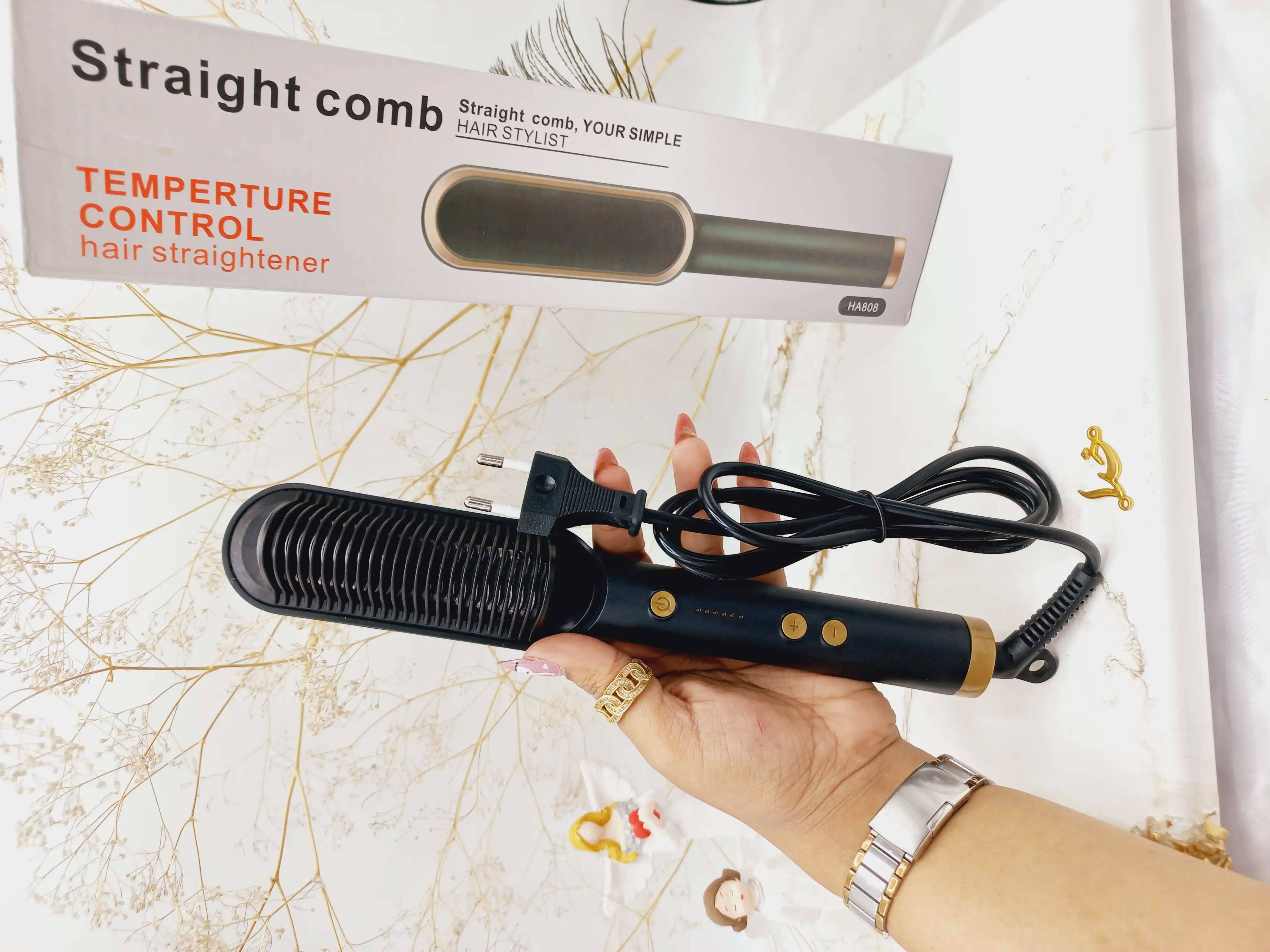 برس حرارتی Straight comb کد HA808