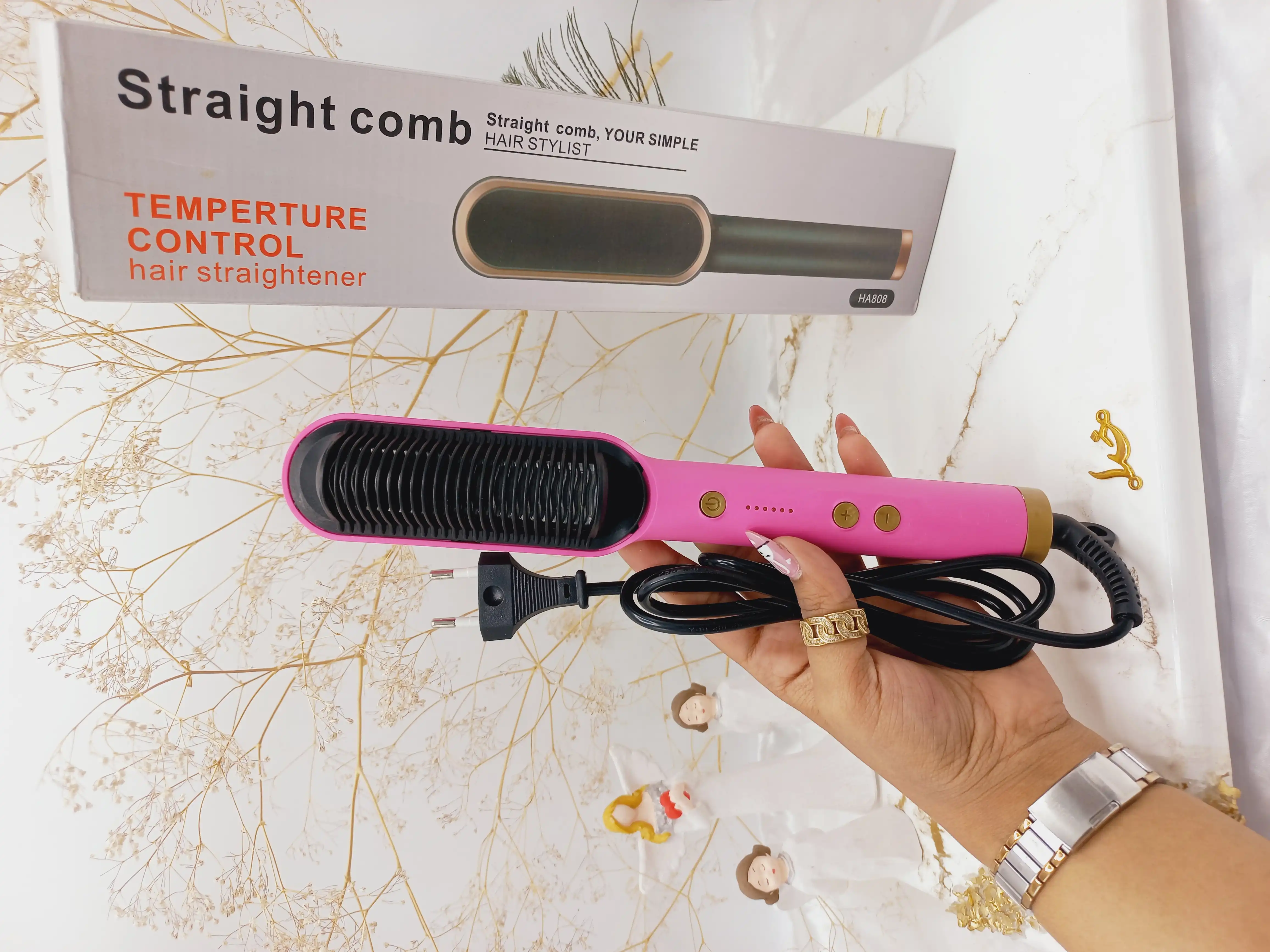 برس حرارتی Straight comb کد HA808