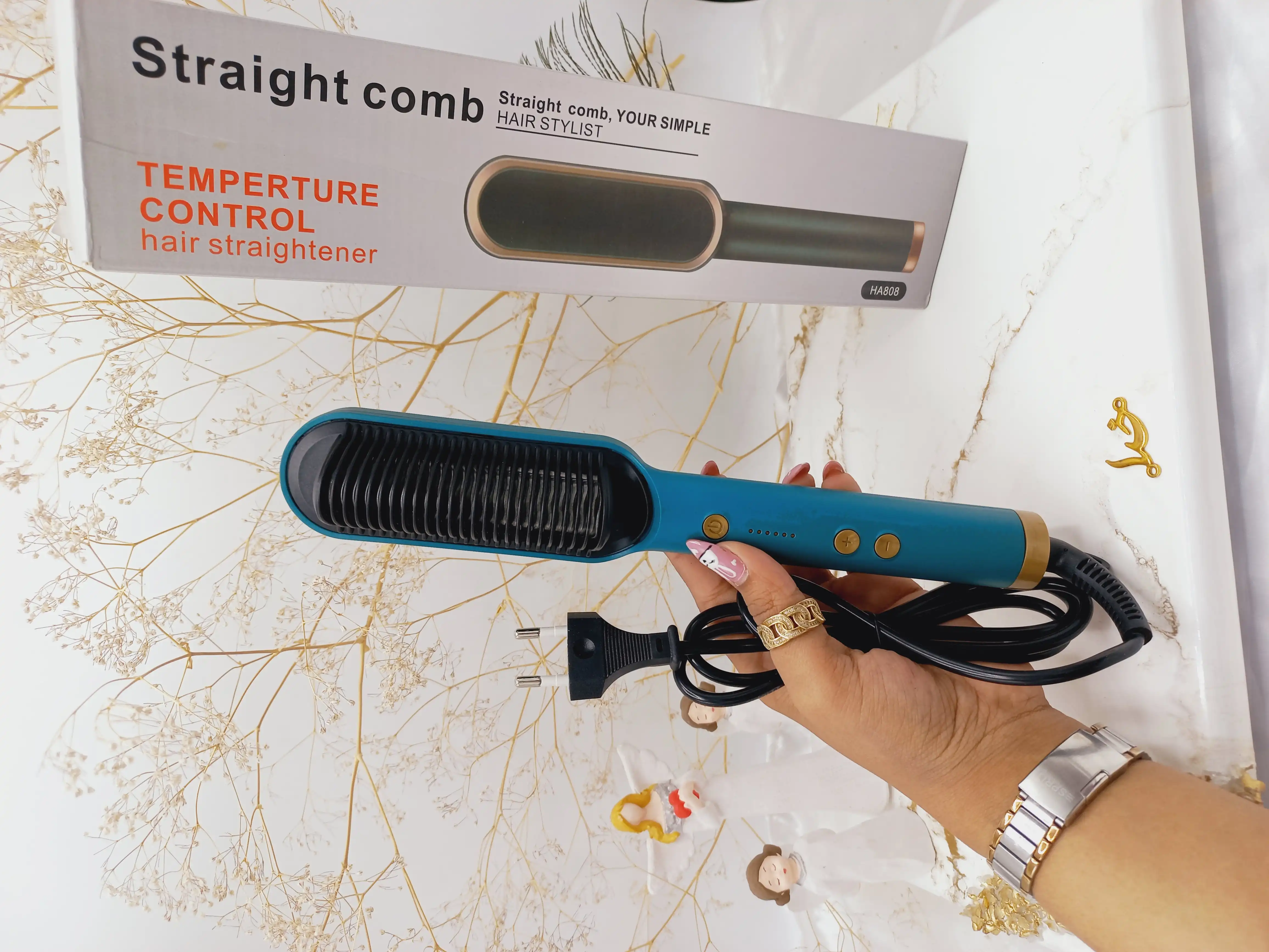 برس حرارتی Straight comb کد HA808