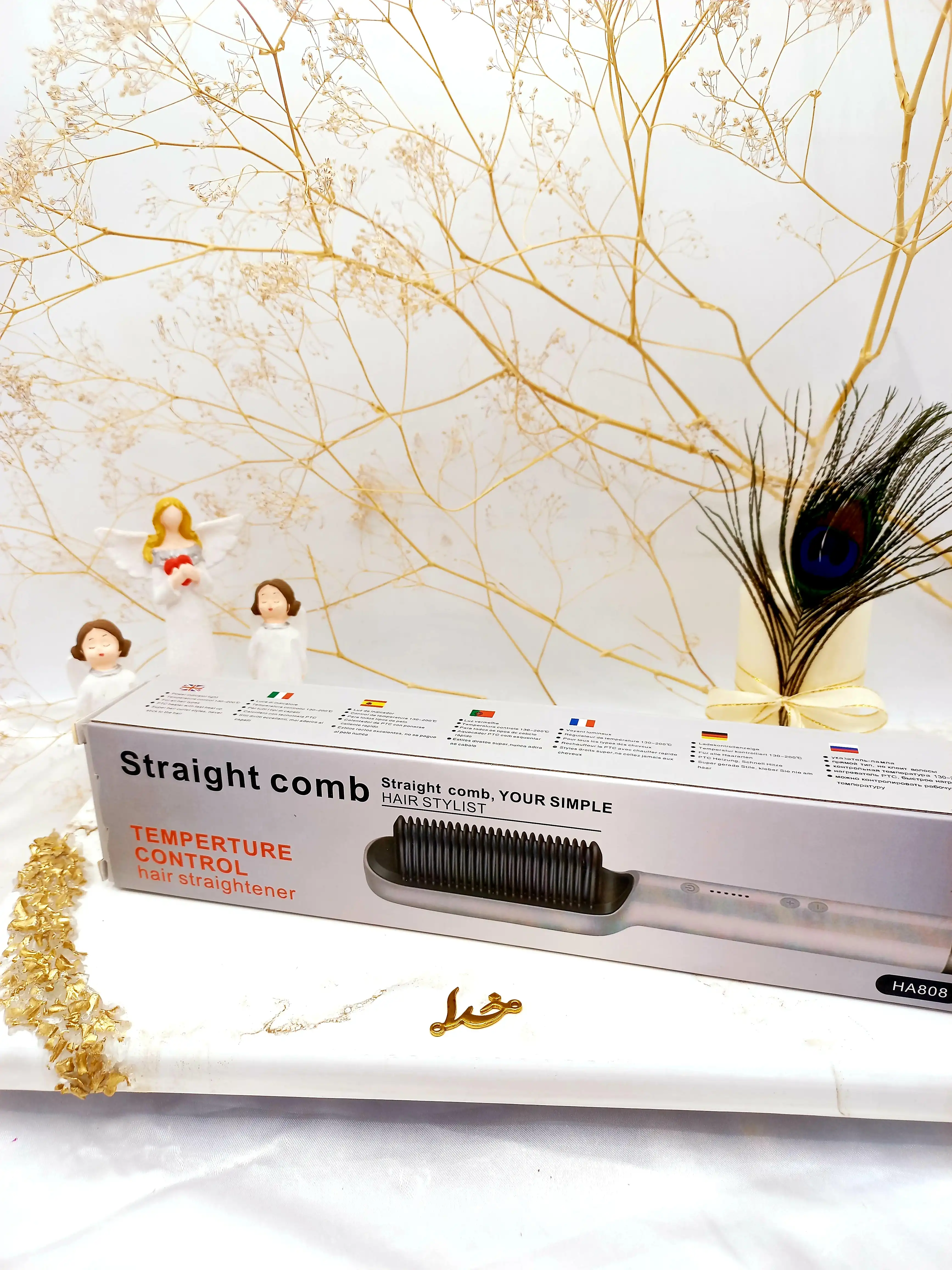 برس حرارتی Straight comb کد HA808