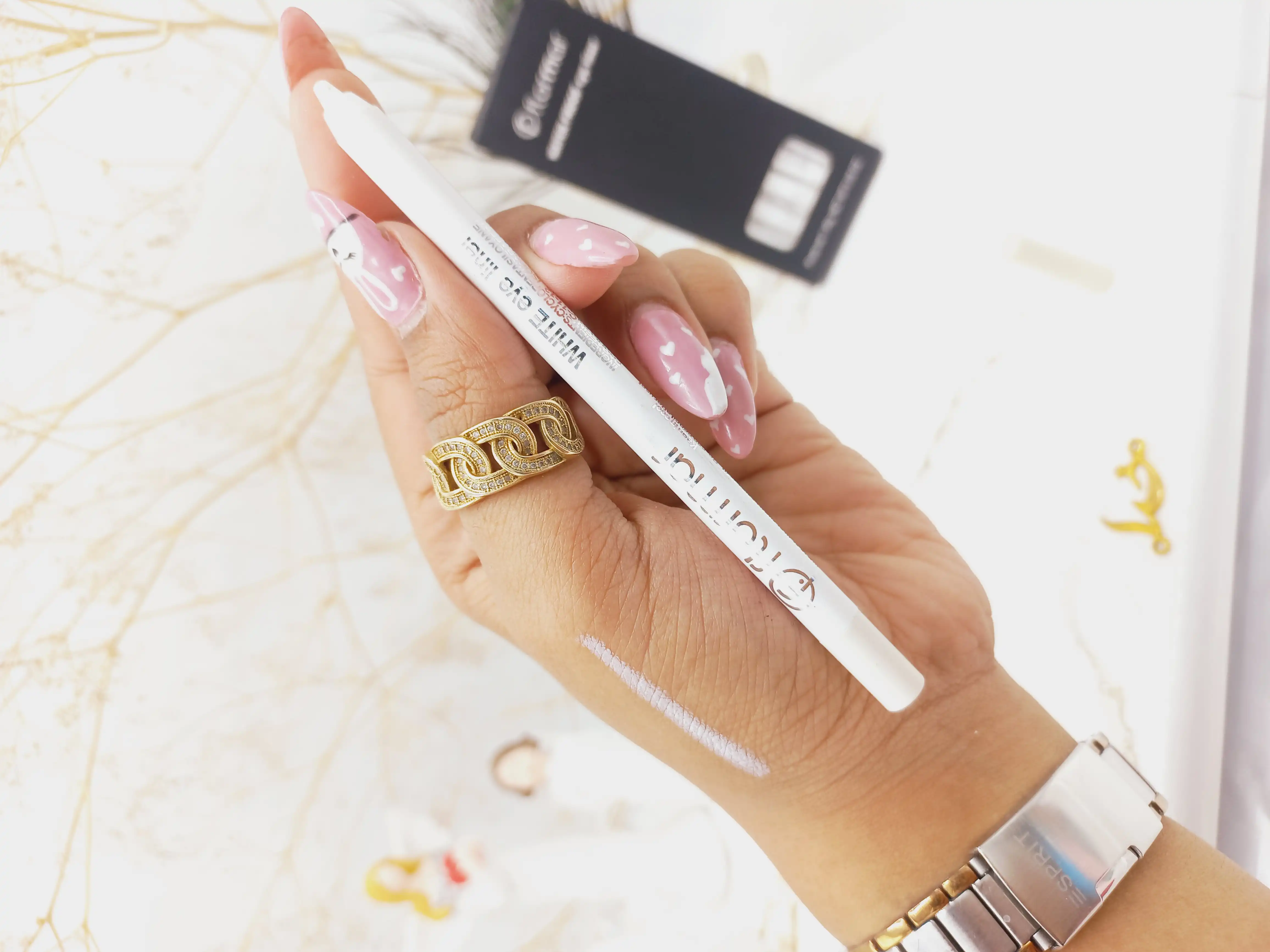 مداد شمعی سفید ضدآب فلورمار جعبه دار flormar | پخش عمده