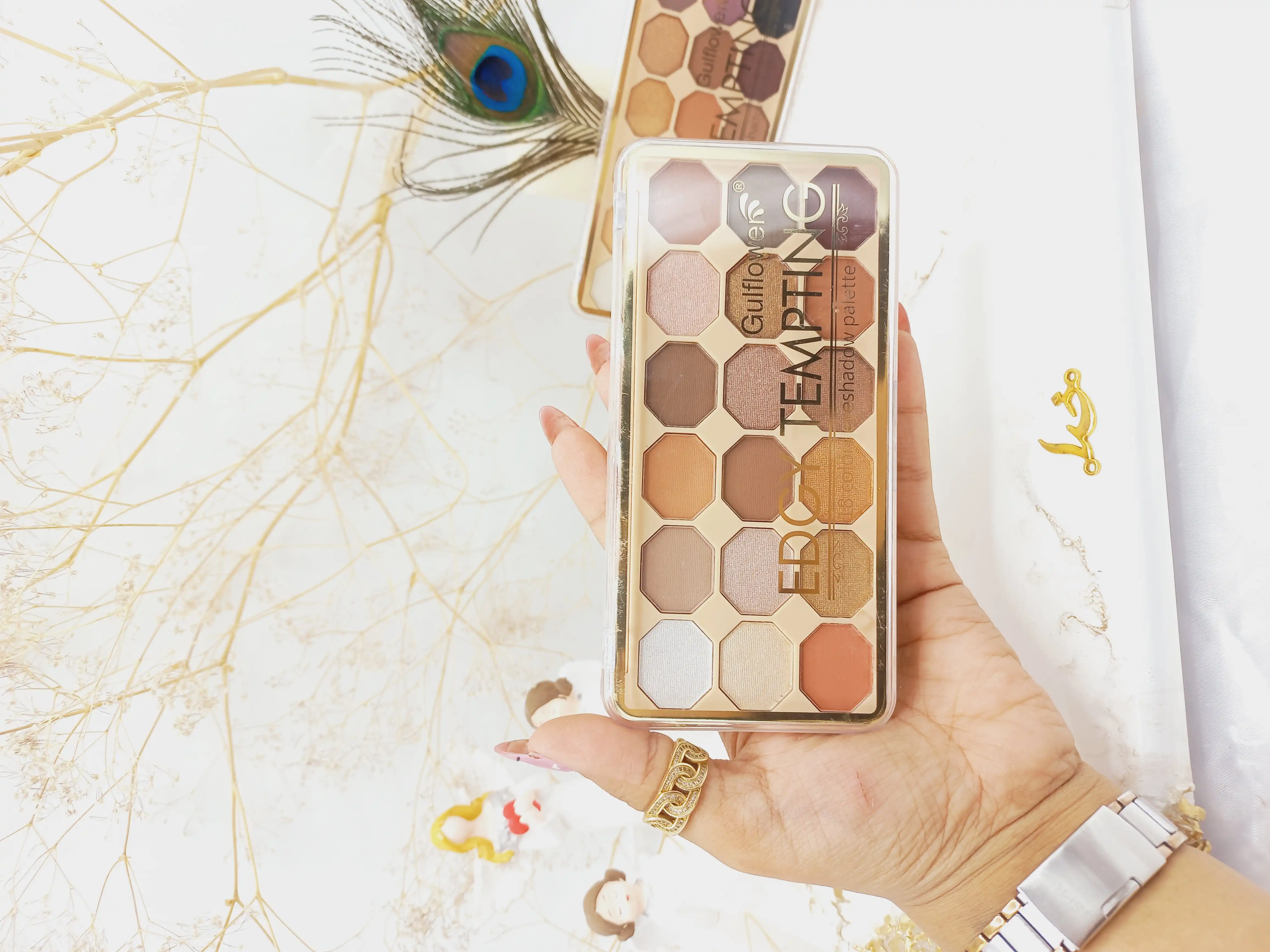 پالت پرطرفدار سایه چشم 18 رنگ برند EDGY TEMPTING کد GF434