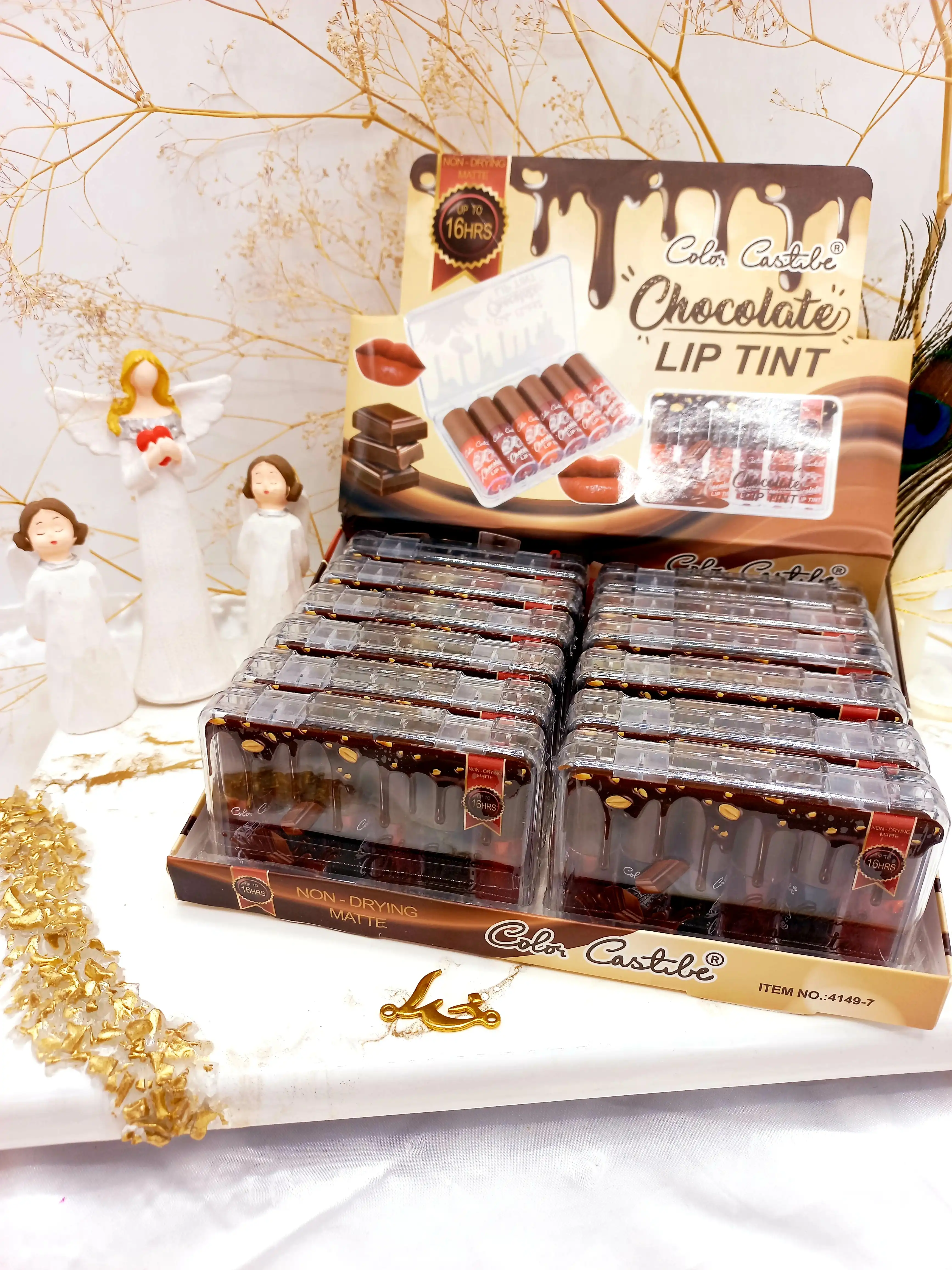 پک تینت لب 6 عددی شکلاتی LIP TINT کد 41497