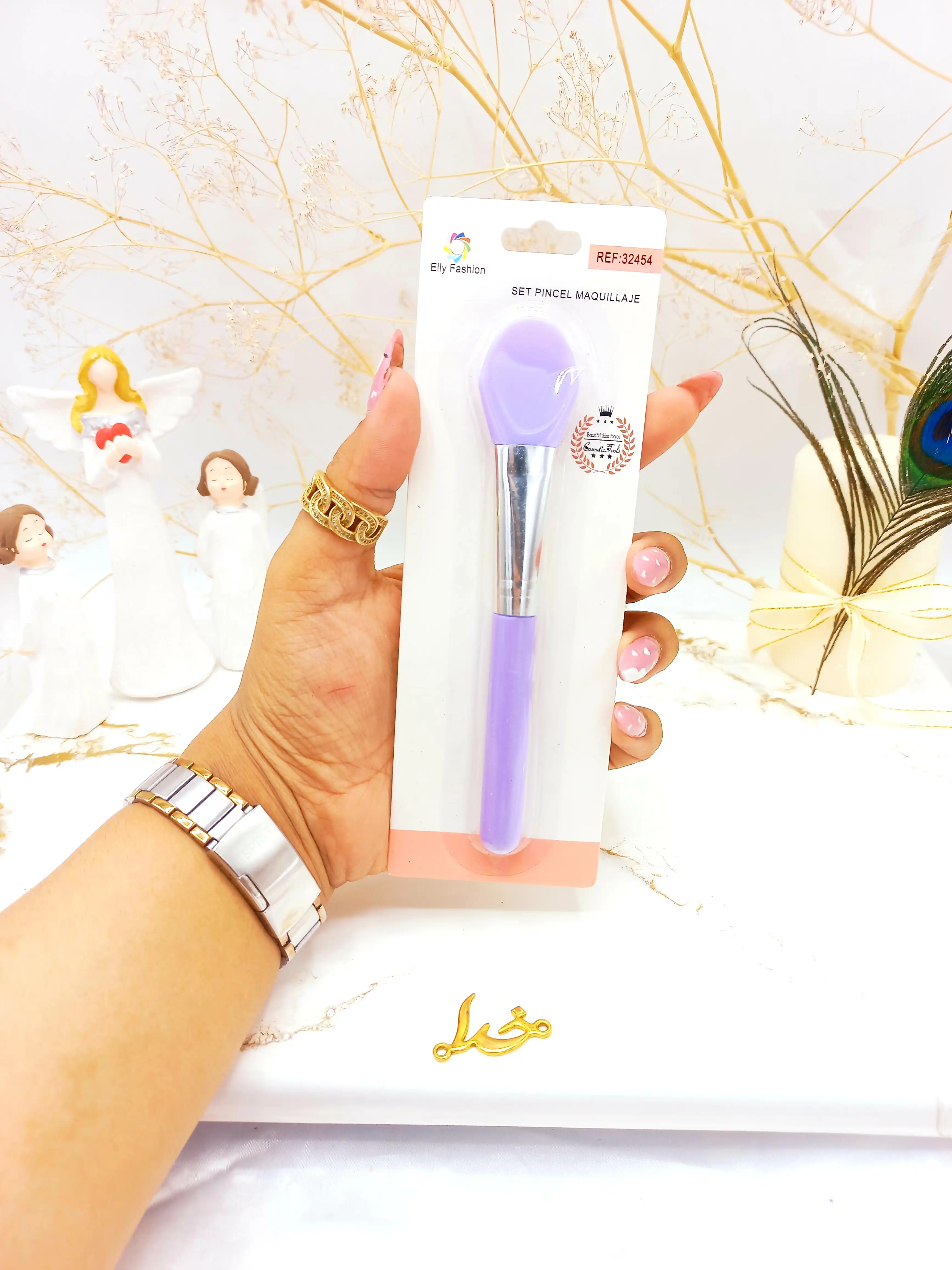 براش ماسک سیلیکونی طرح قاشقی SET PINCEL MAQUILLAJE