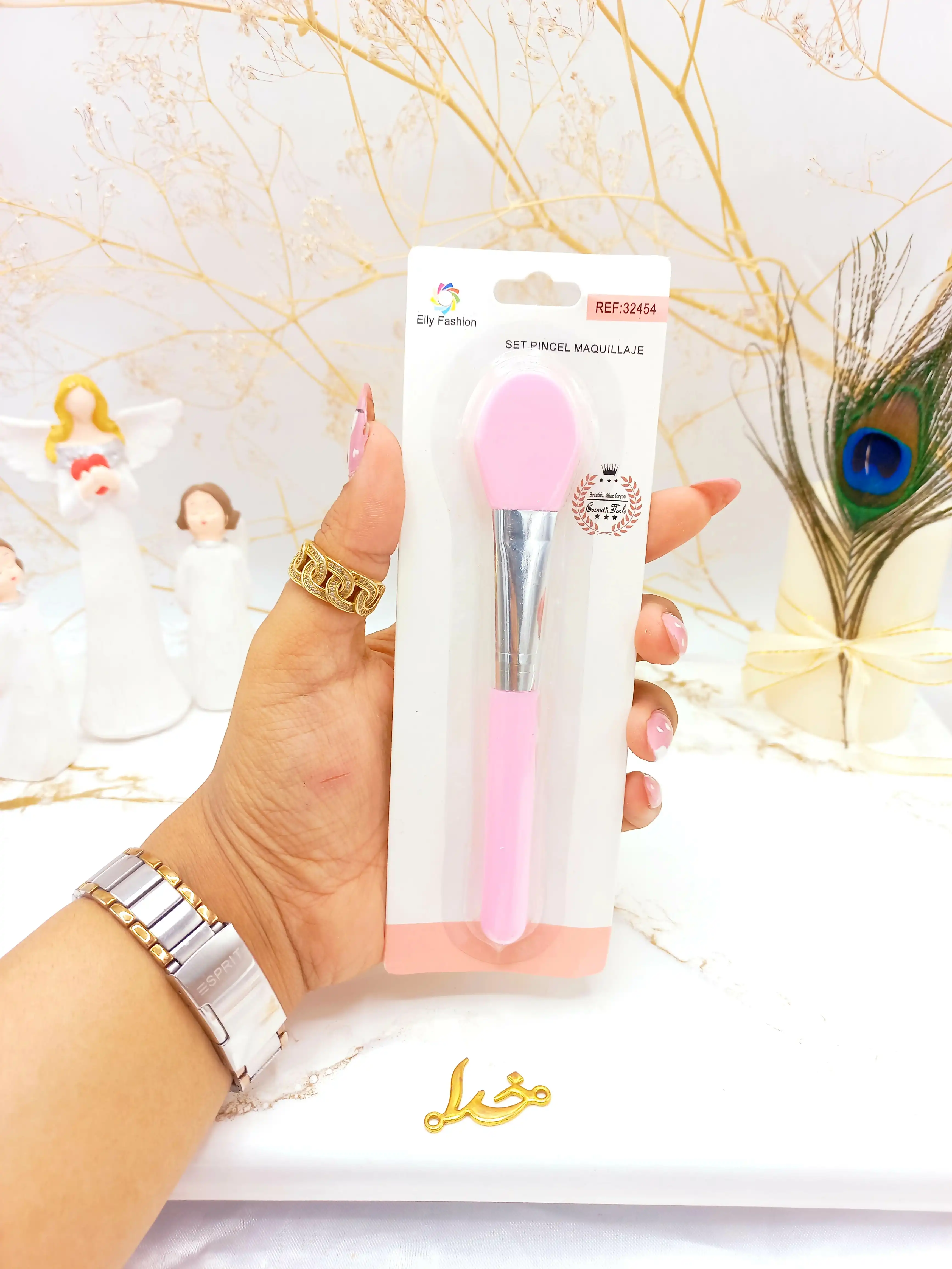 براش ماسک سیلیکونی طرح قاشقی SET PINCEL MAQUILLAJE