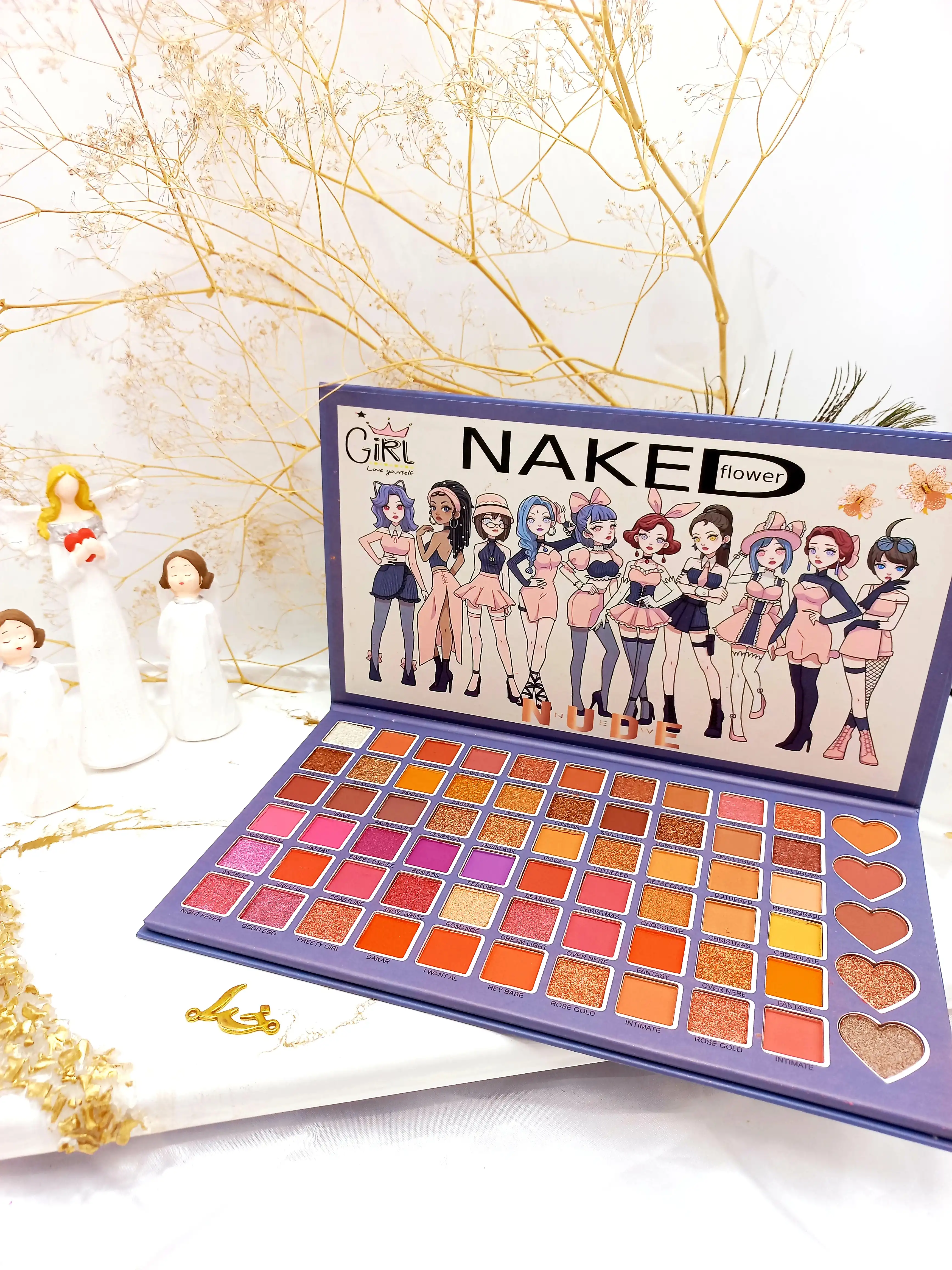 پالت سایه پر طرفدار بزرگ ناکد طرح دختران باربی NAKED کد NK180