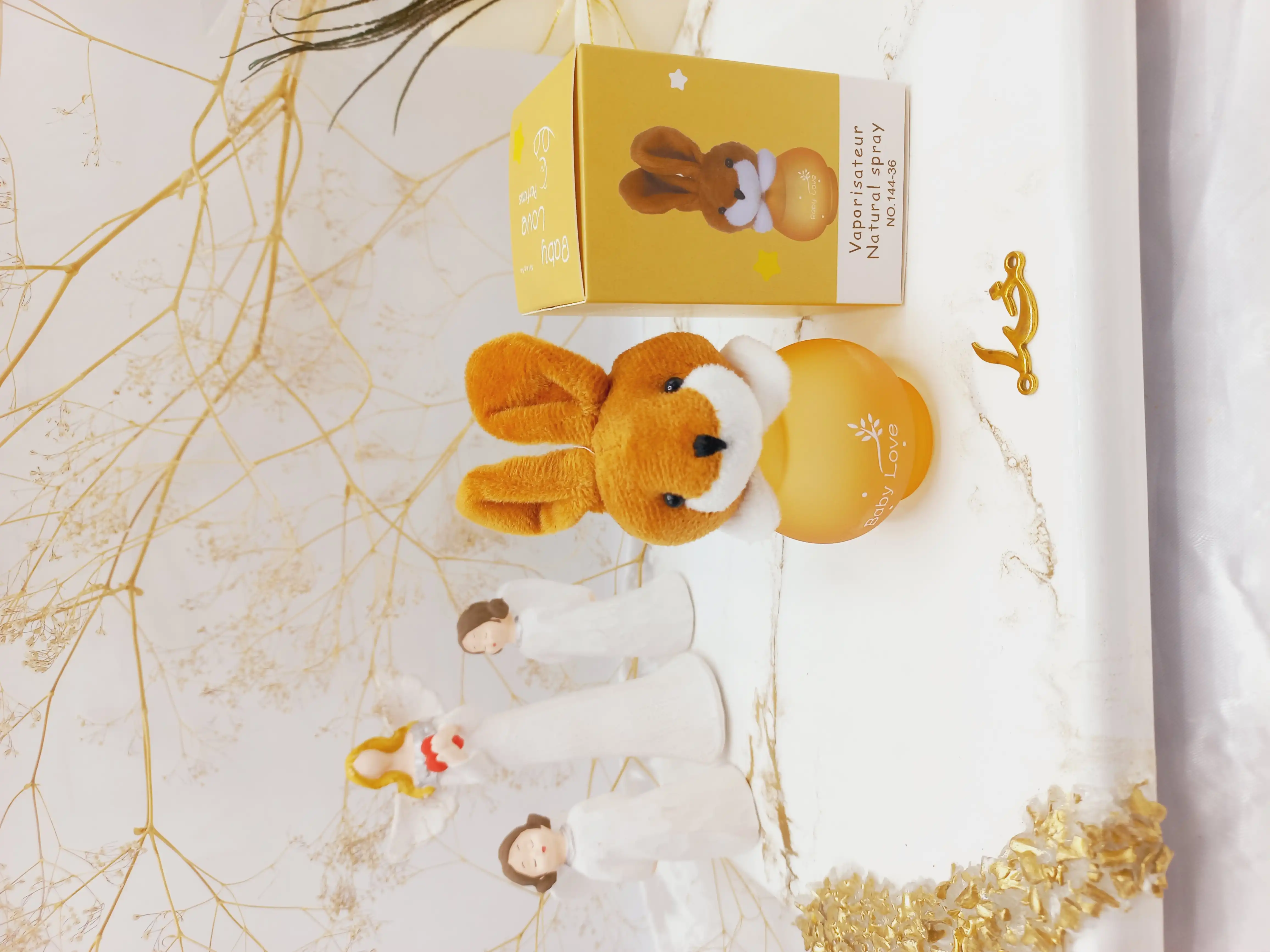 ادکلن عروسکی کودک مدل خرگوش قهوه ای کد 14436