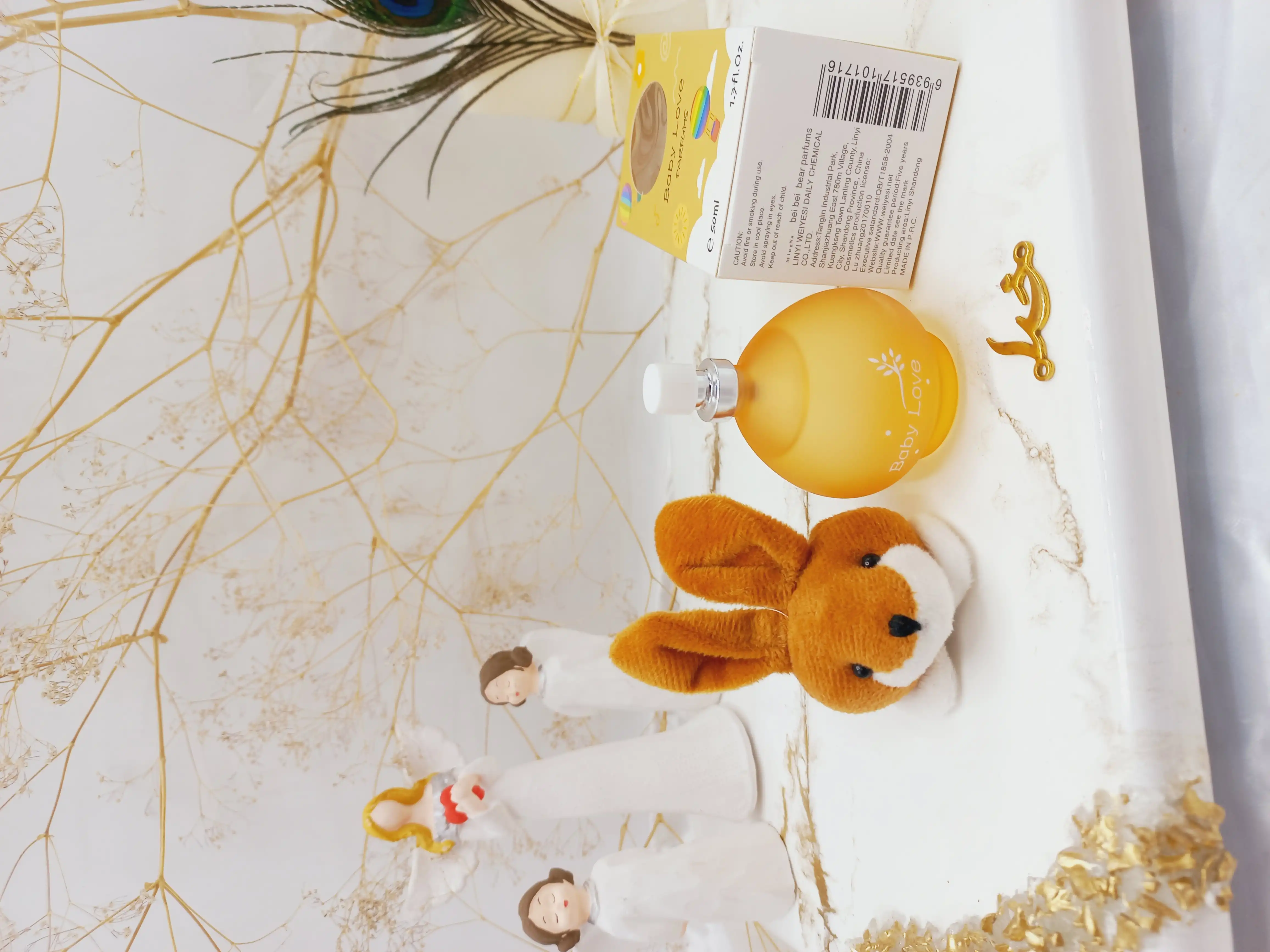 ادکلن عروسکی کودک مدل خرگوش قهوه ای کد 14436