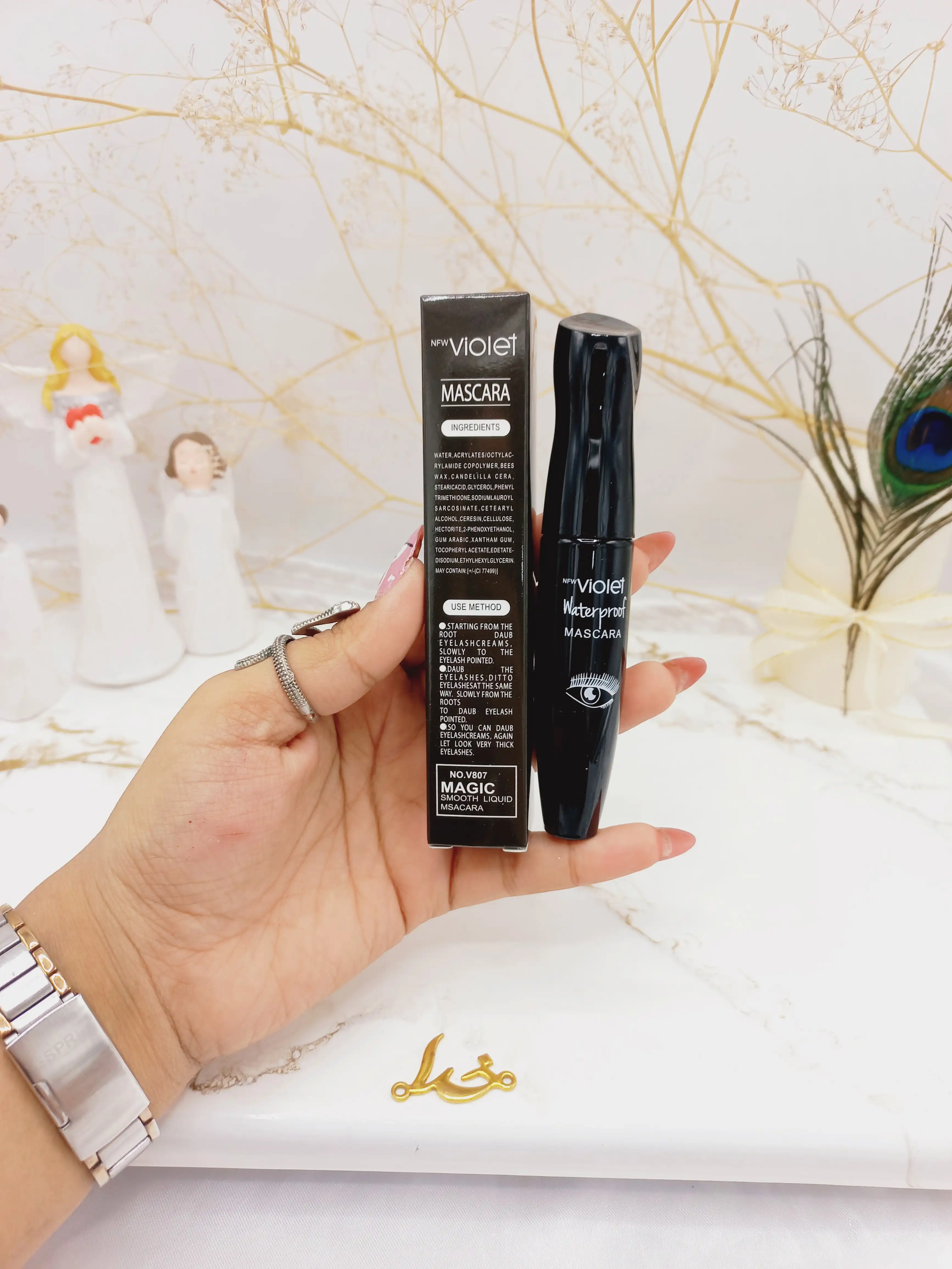 ریمل بلند کننده مشکی ویولت Violet اورجینال کد V807