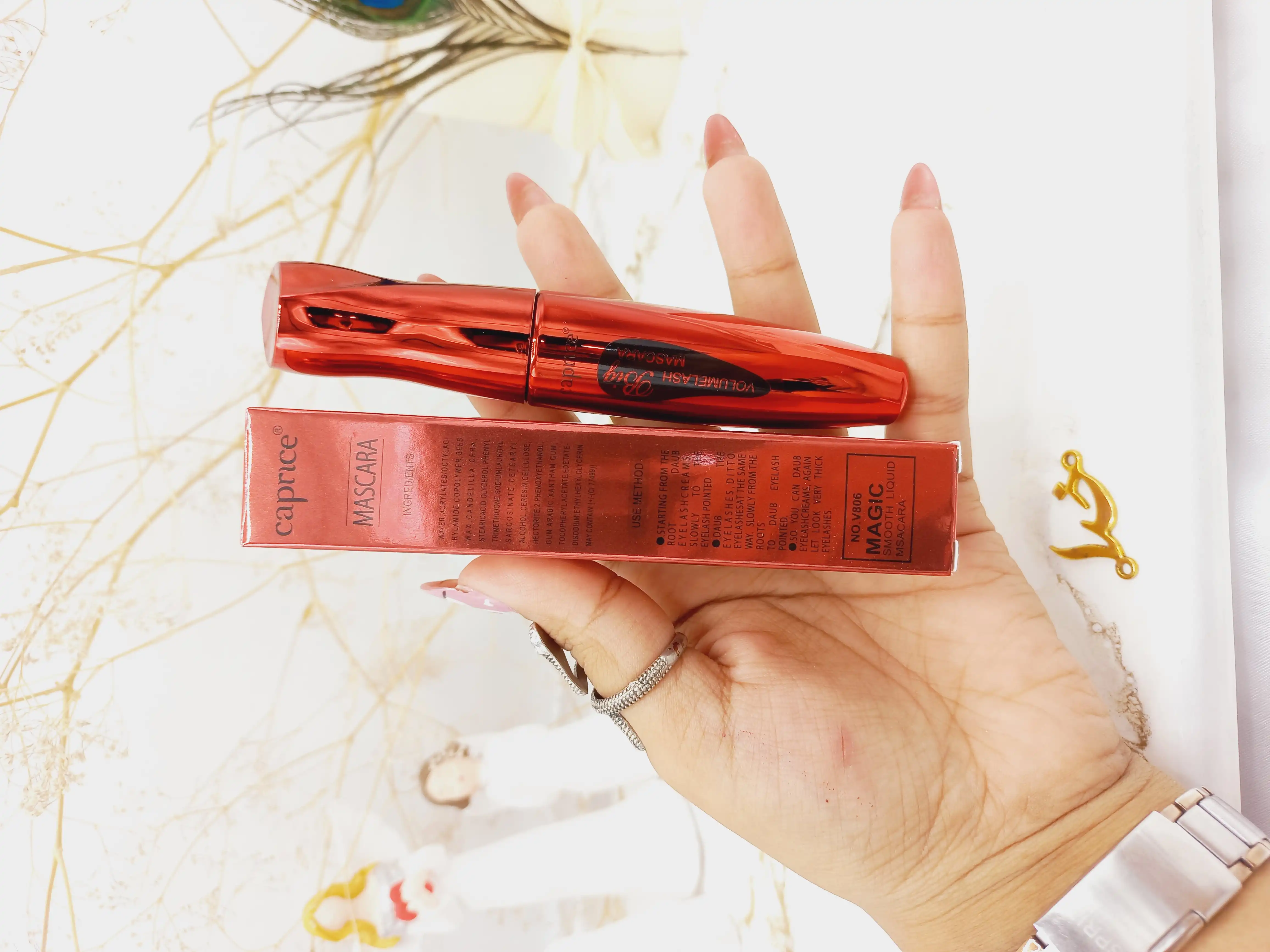 ریمل بلند کننده مشکی کاپریس Caprice اورجینال (پوکه قرمز) کد V806