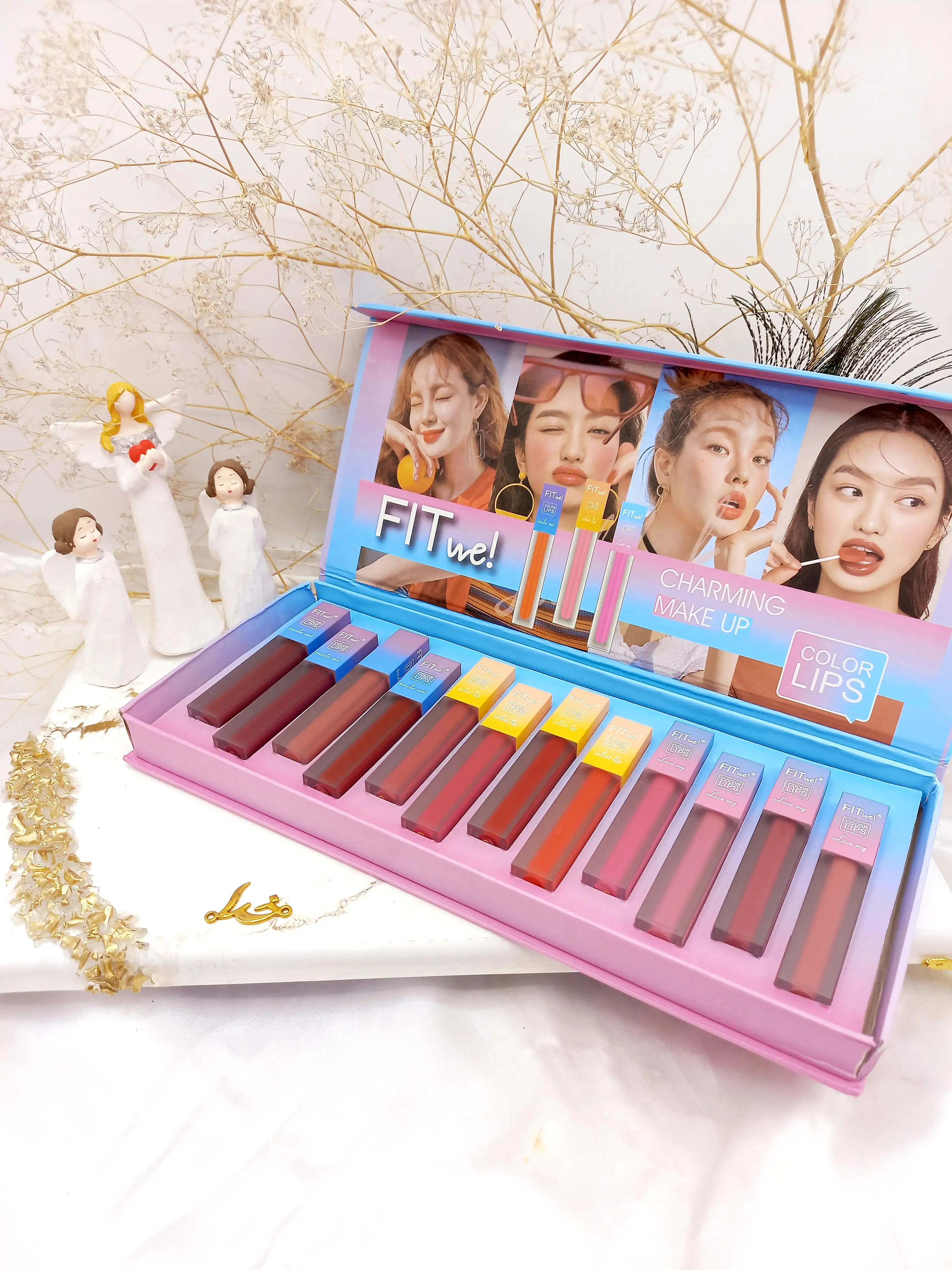 پک رژ مایع 12 تایی فیت می Fit Mie با کیفیت کد CY182