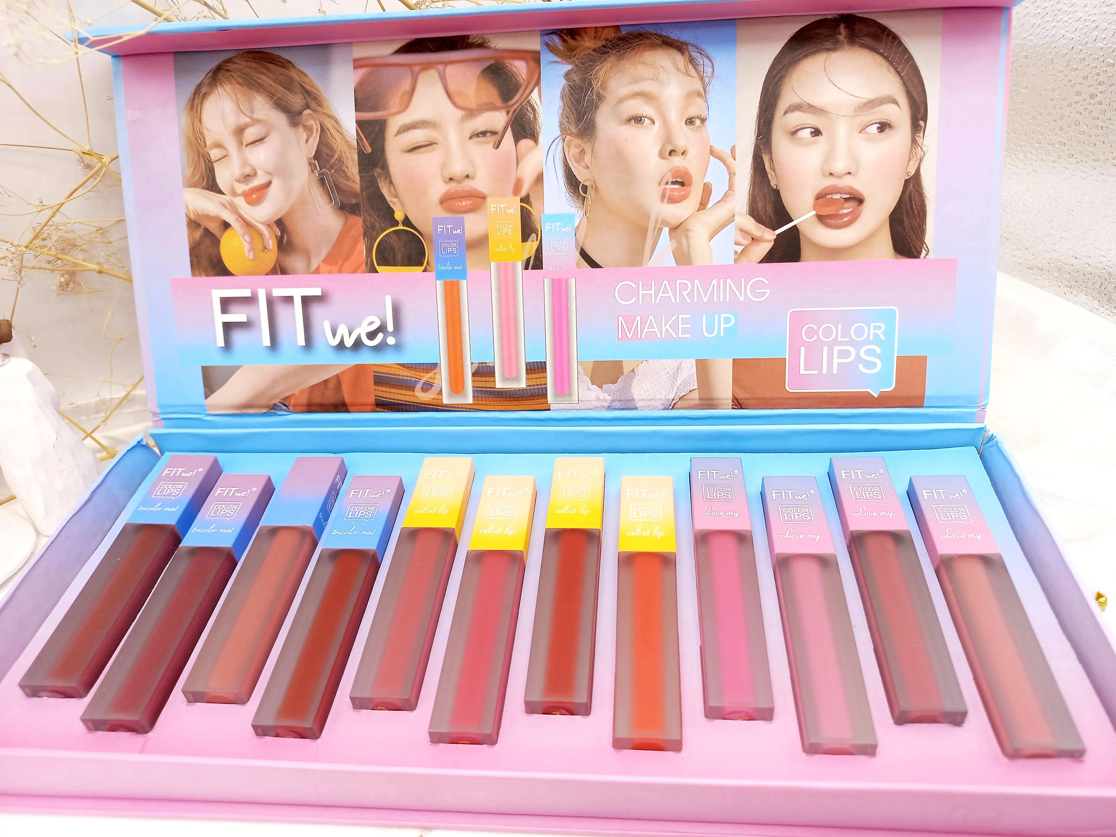 پک رژ مایع 12 تایی فیت می Fit Mie با کیفیت کد CY182