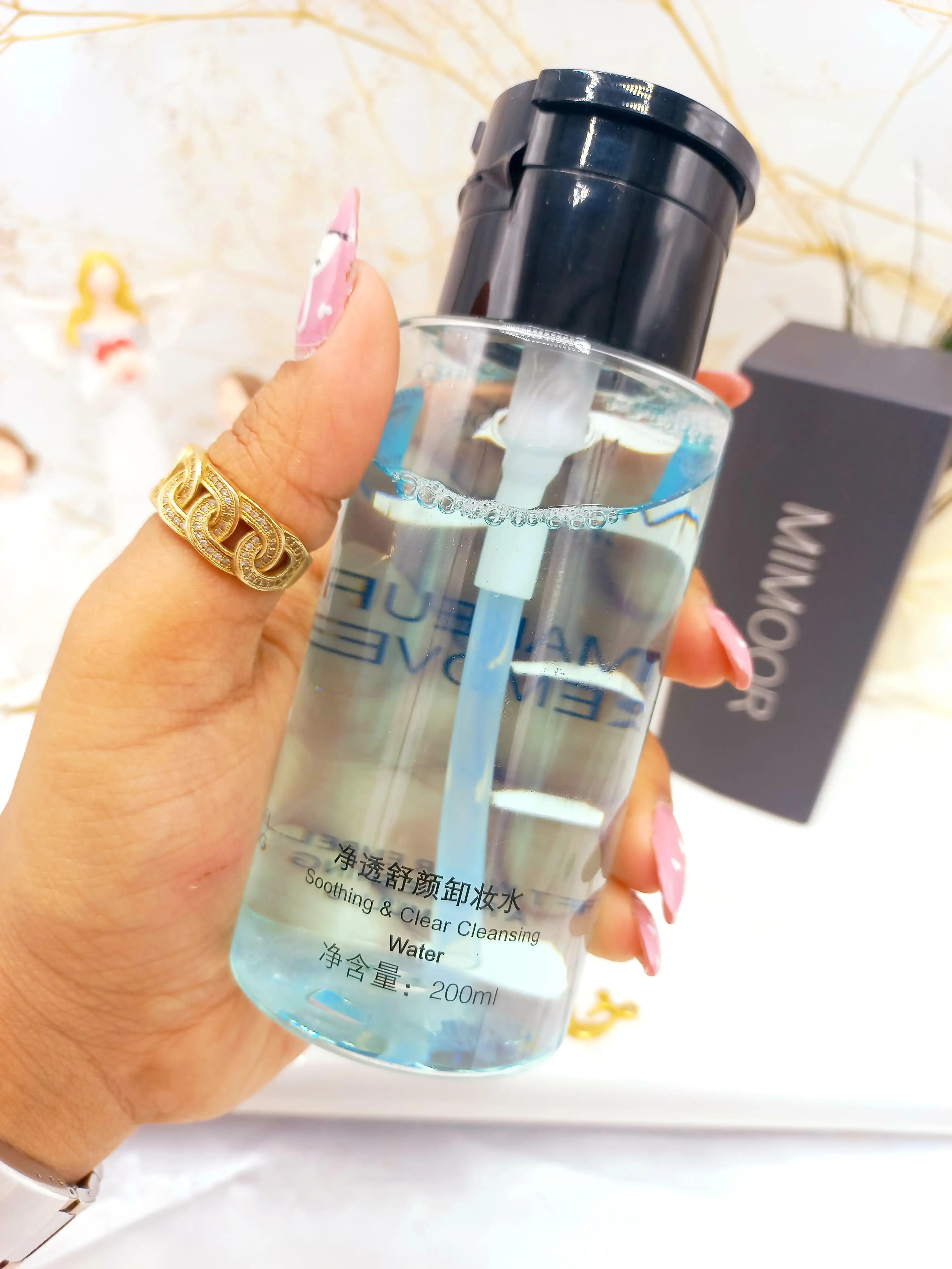 پاک کننده آرایش صورت 200 میل کیفیت عالی MIMOOR کد QBT18036