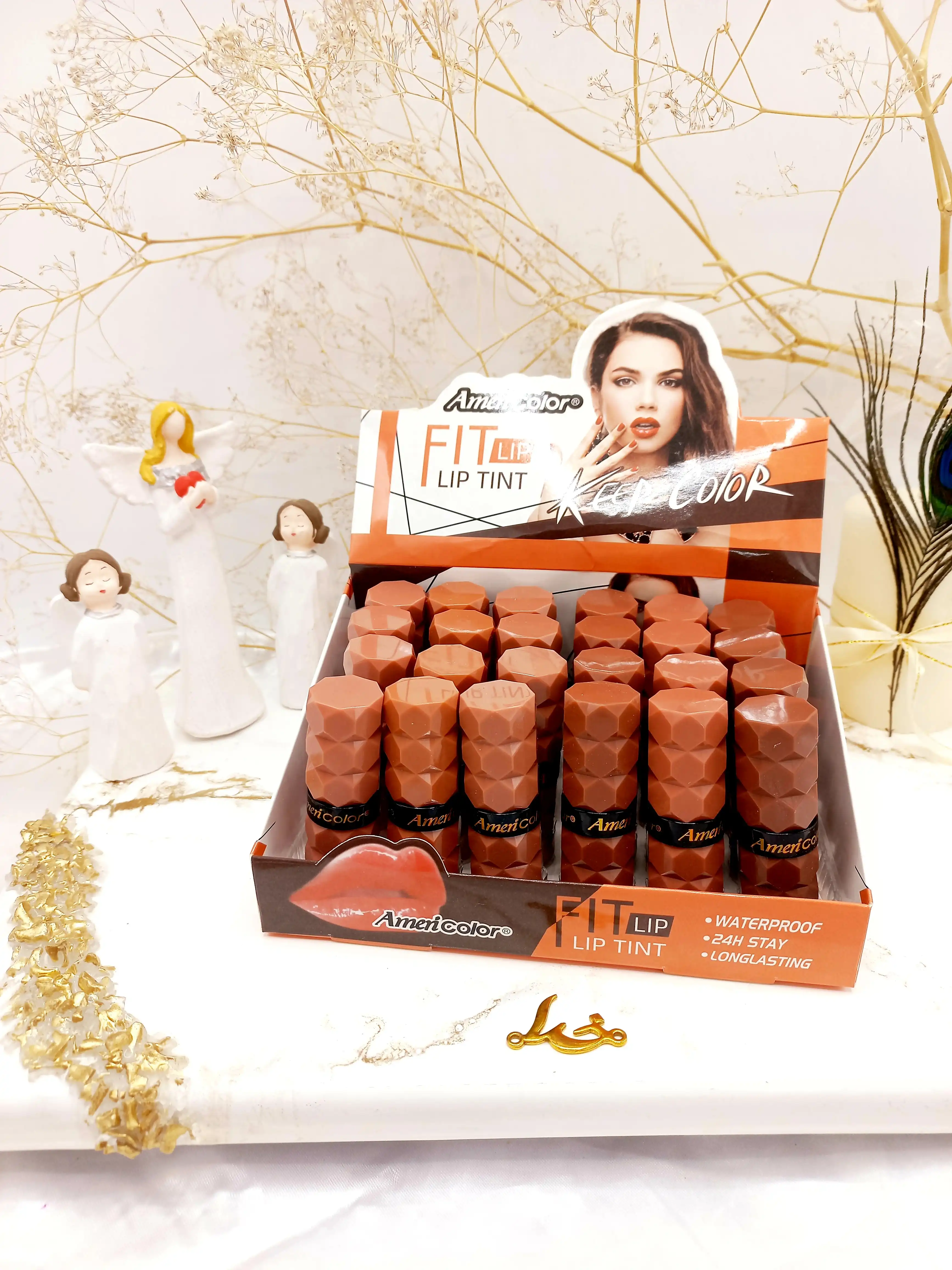 پک 6 تایی رژ جامد پرطرفدار فیت 24 ساعته Fit Amen Color کد YL2240