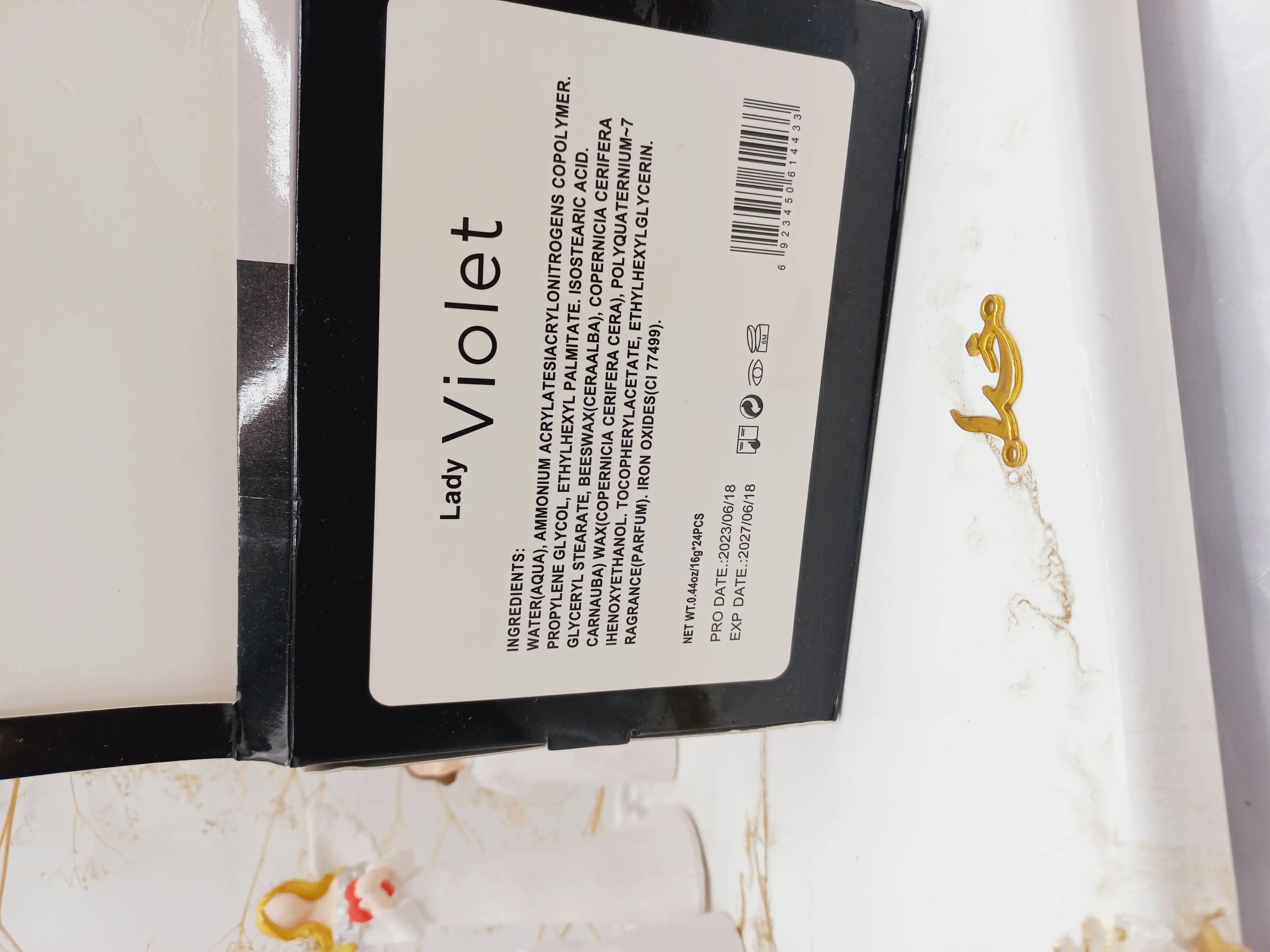 ریمل چشمی 7D ضد آب لیدی ویولت اصلی Lady Violet کد 1232