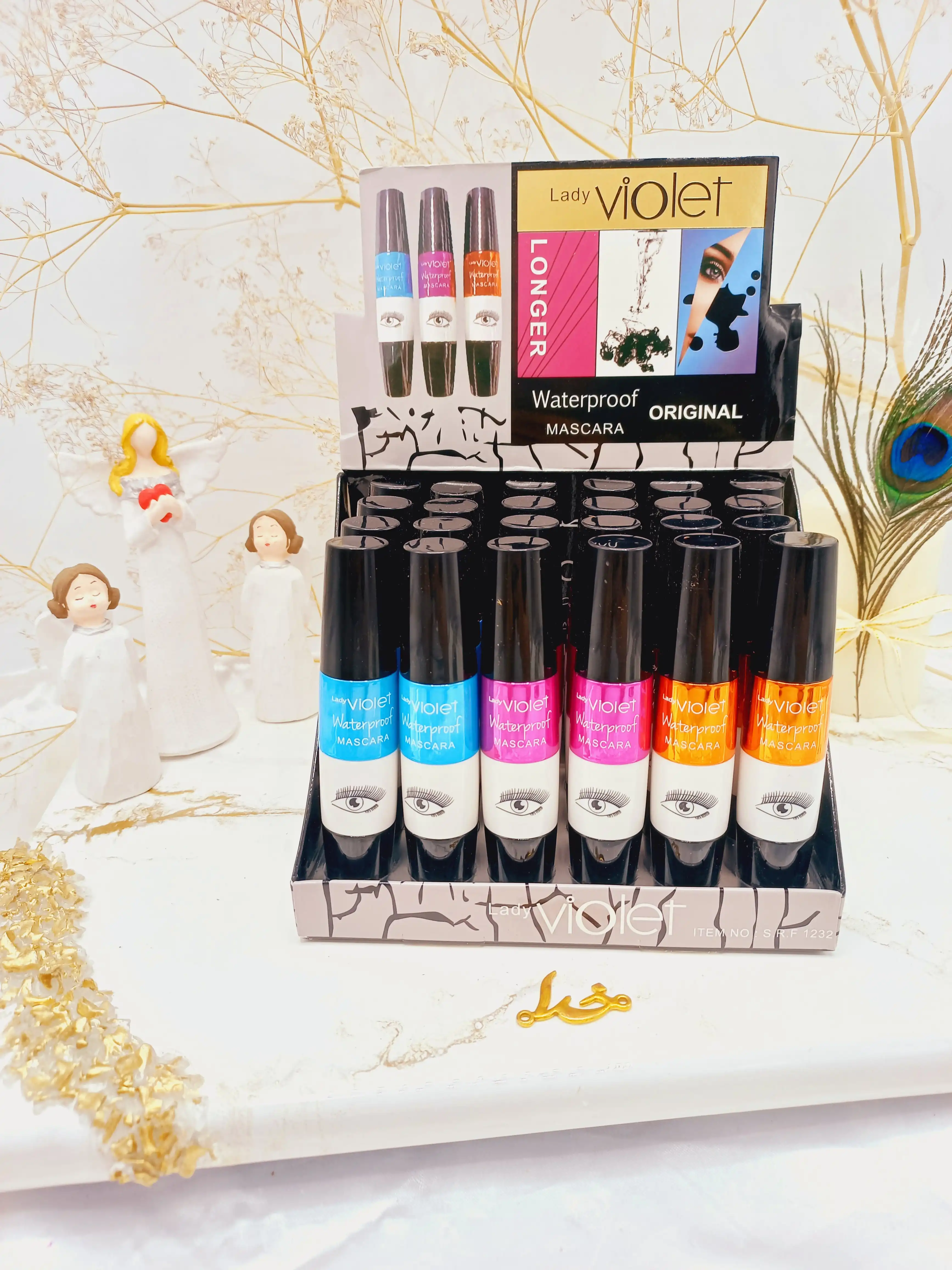 ریمل چشمی 7D ضد آب لیدی ویولت اصلی Lady Violet کد 1232